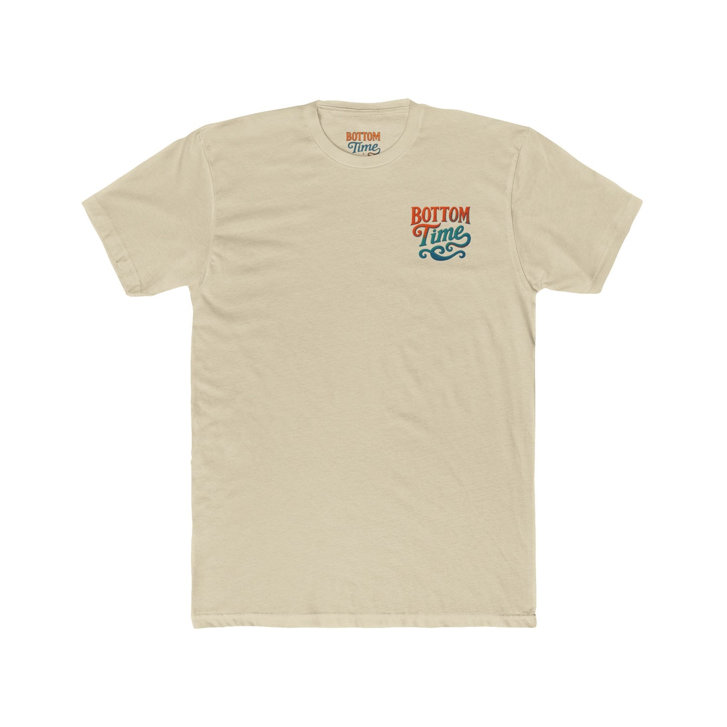 Dive Into Fun: 'Bottom Time' Unisex Sea Turtle Cotton Crew Tee - Perfect for Beach Days, Gifts for Divers, Summer Adventures, Casual Wear, gift for sea turtle lovers