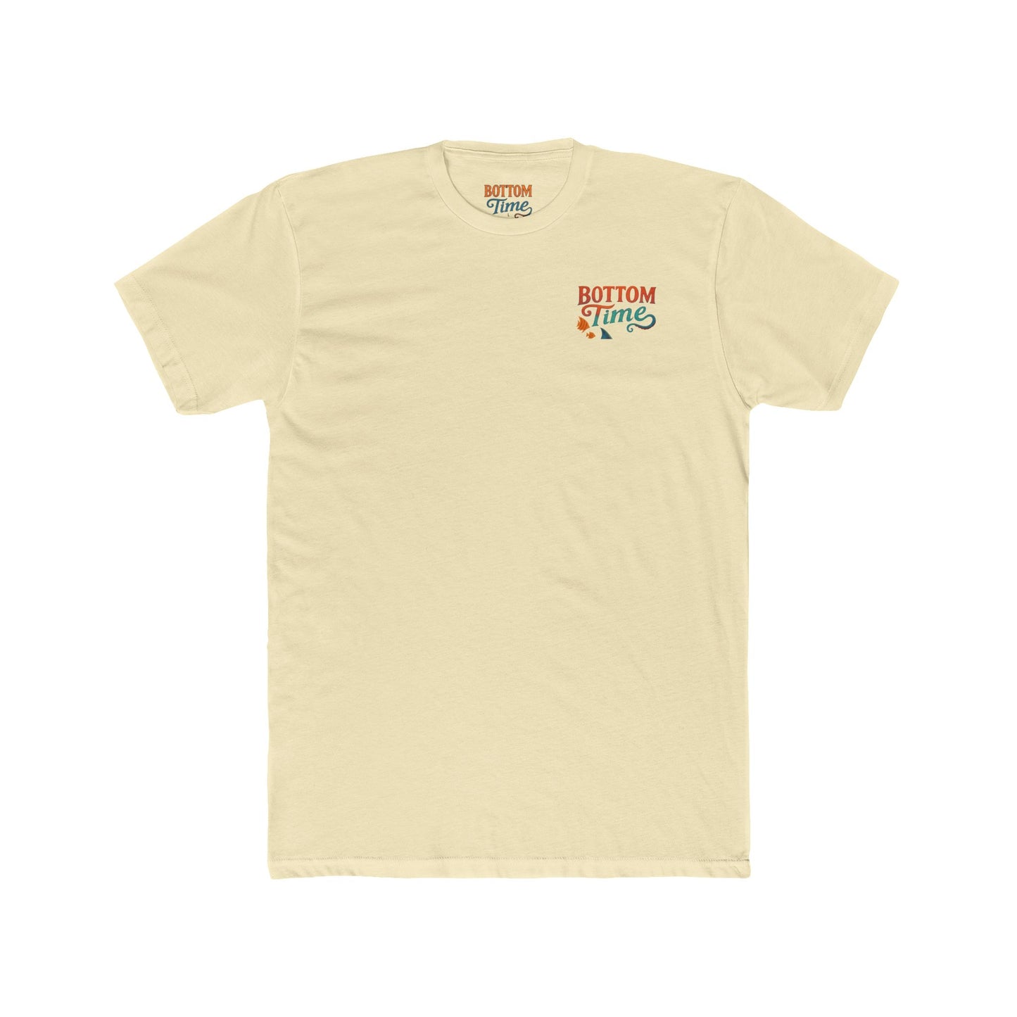 Fun Octopus Bottom Time Tee | Unisex Cotton Crew Shirt | Unique Eco-Print T-Shirt, Summer Apparel, Beach Life Gift, Ocean Lover Tee