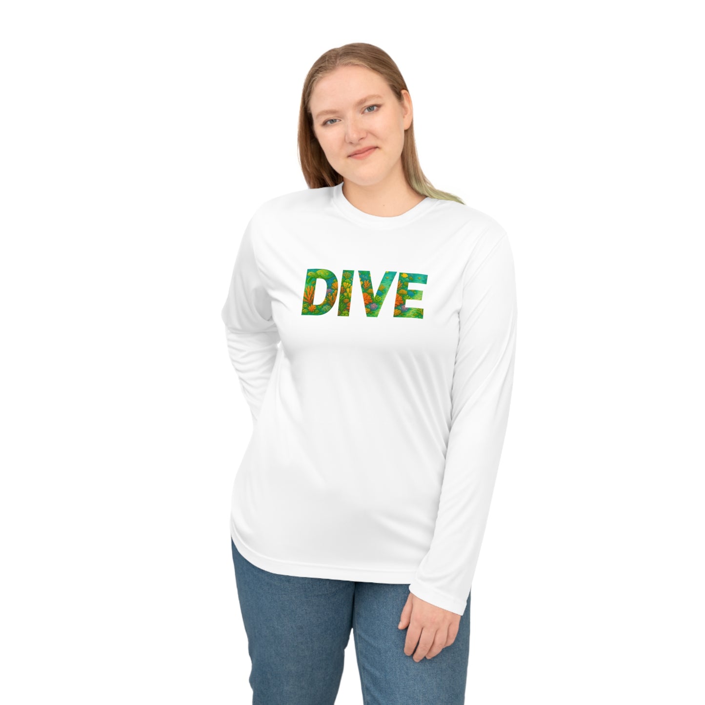 Sun Shirt Long sleeve, DIVE shirt, scuba diver gift