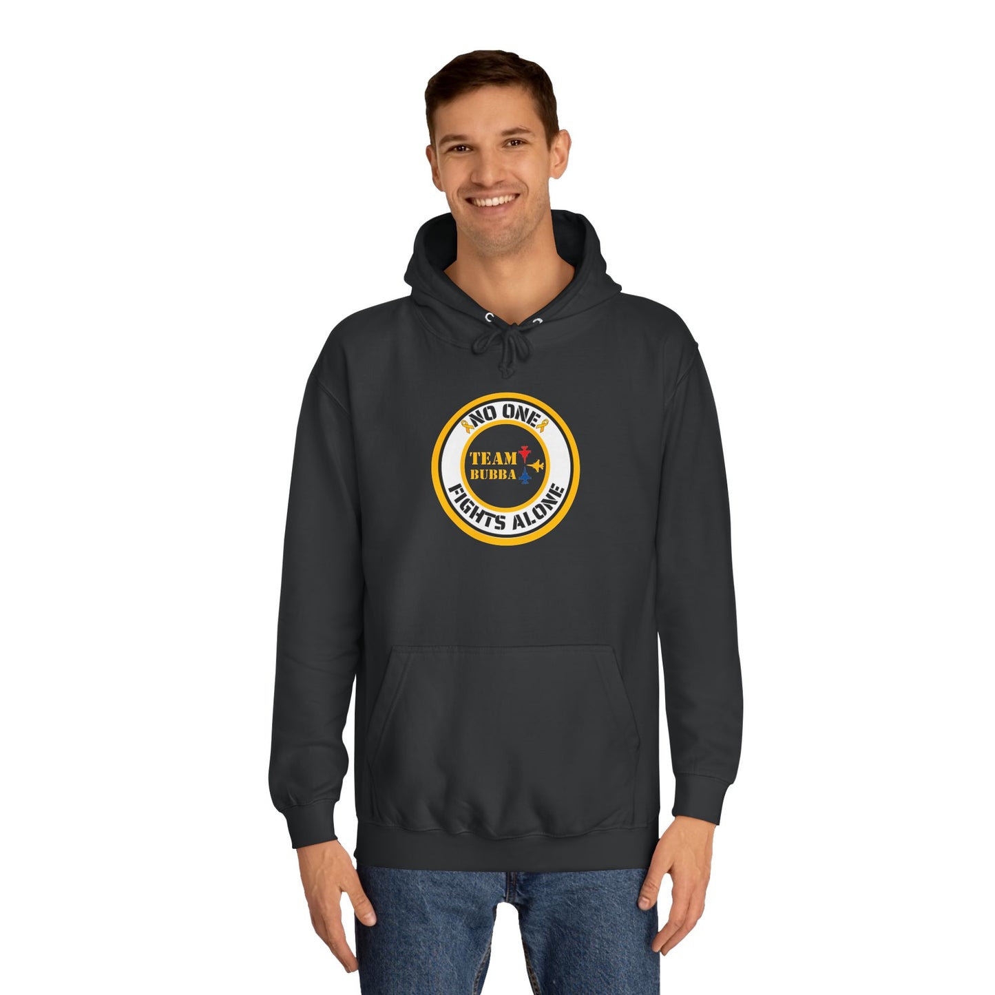 Jax Hoodie Black College Hoodie, #Teambubba