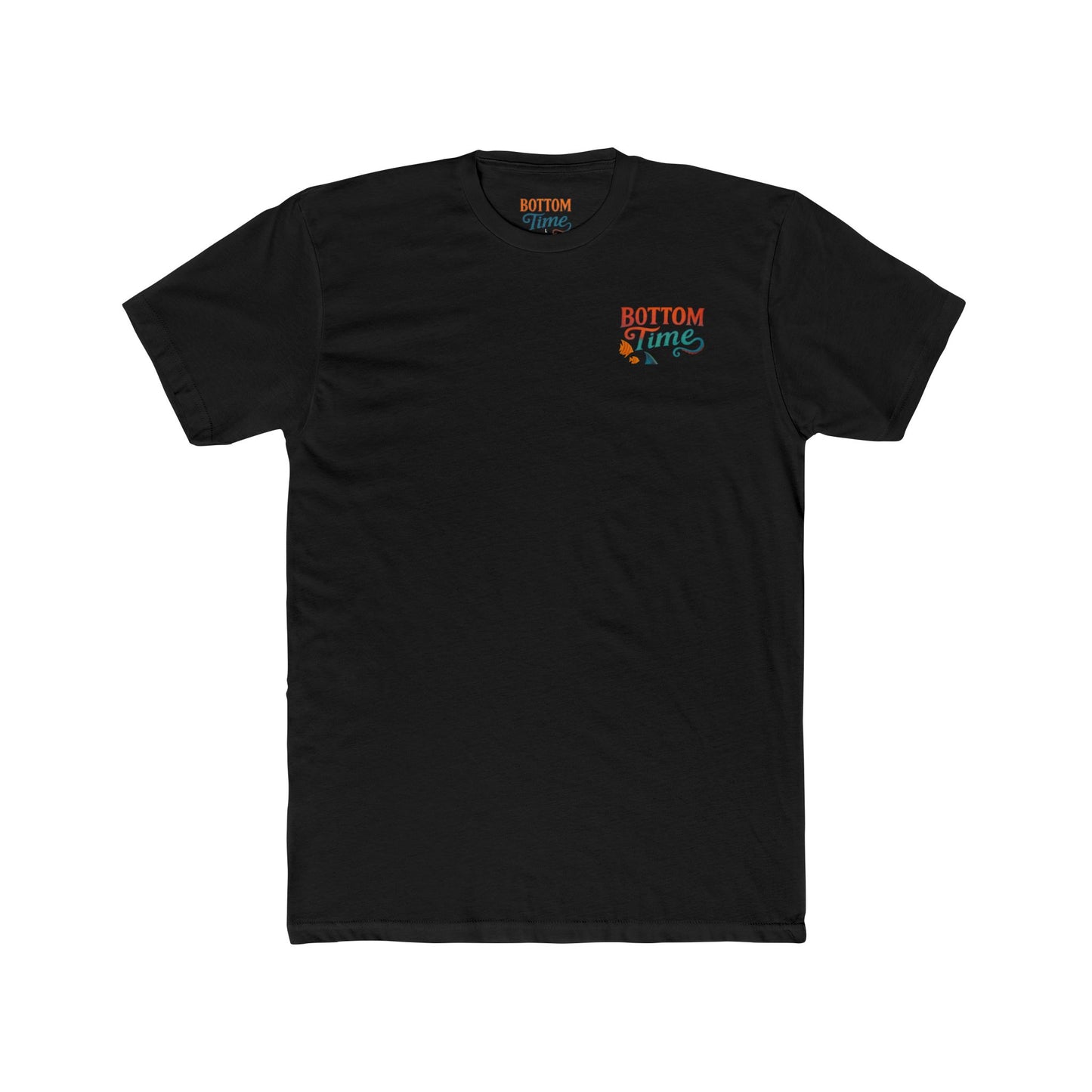Fun Octopus Bottom Time Tee | Unisex Cotton Crew Shirt | Unique Eco-Print T-Shirt, Summer Apparel, Beach Life Gift, Ocean Lover Tee