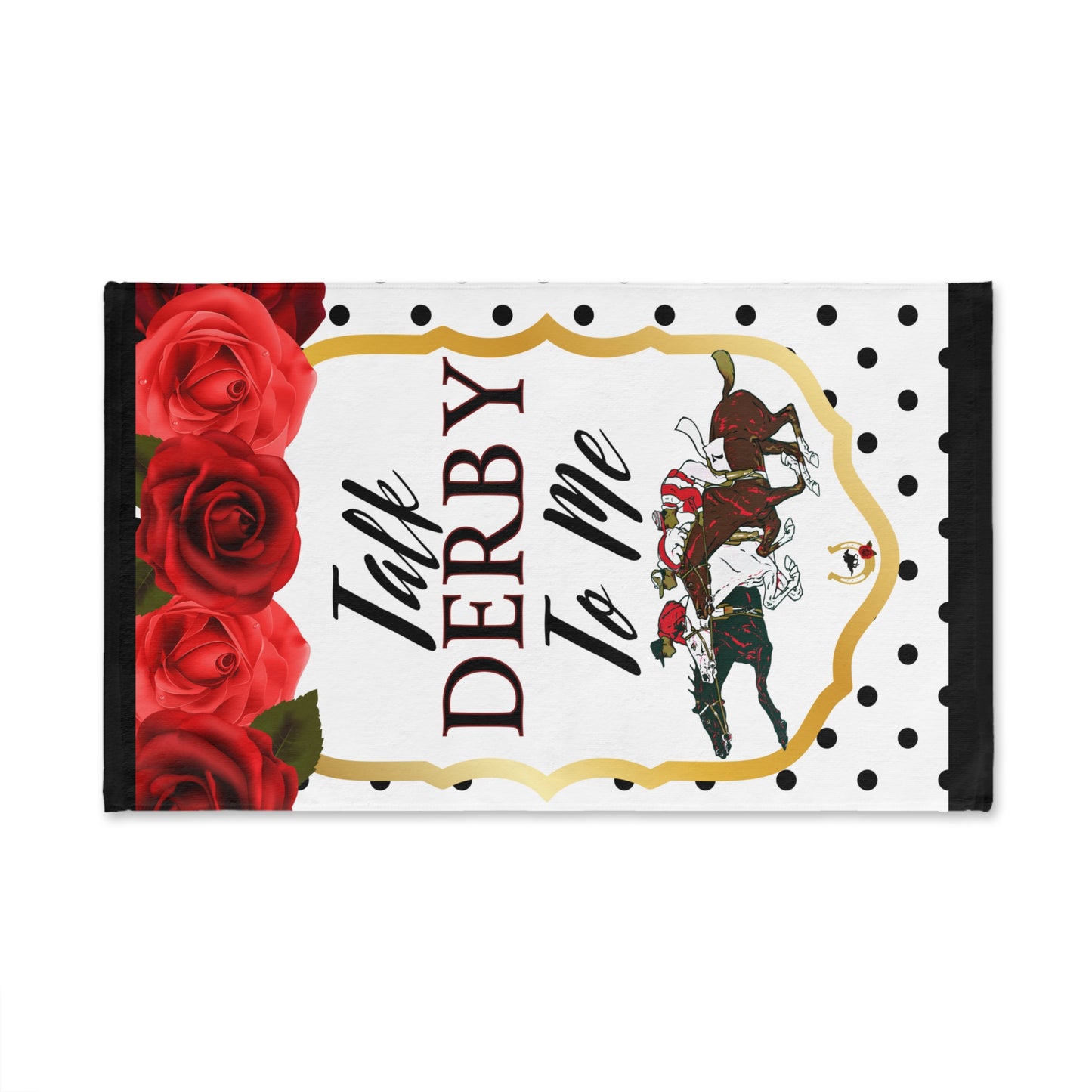 Kentucky Derby Hand Towel, Kentucky Derby Party, Down and Derby, Talk Derby to me