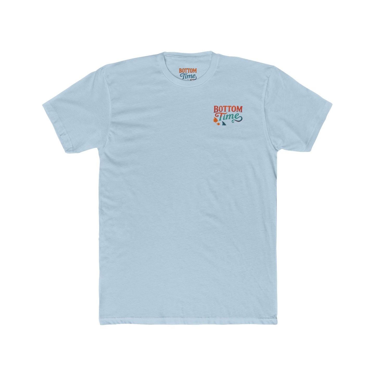 Fun Octopus Bottom Time Tee | Unisex Cotton Crew Shirt | Unique Eco-Print T-Shirt, Summer Apparel, Beach Life Gift, Ocean Lover Tee