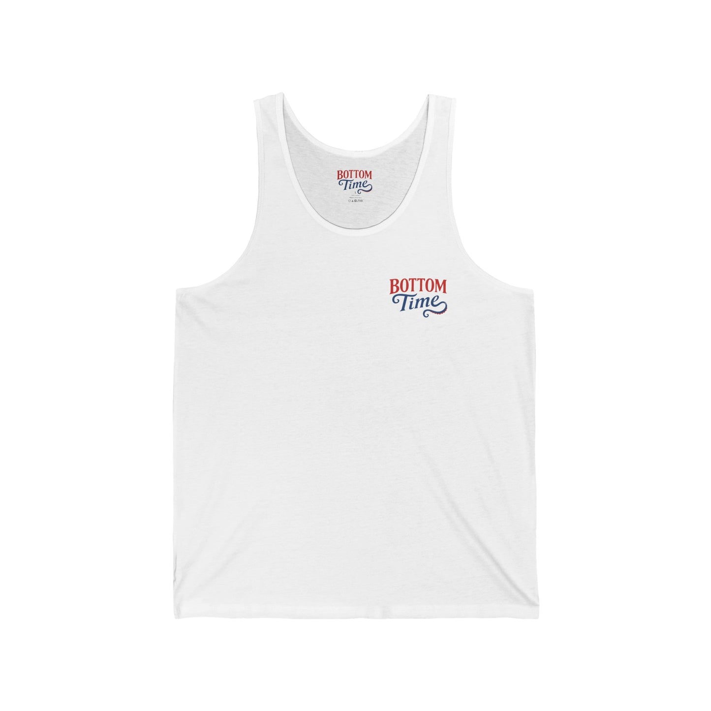4th of July Tank for men, Patriotic Unisex Jersey Tank - Bottom Time Design, Summer Tops, Festival Wear, Beach Gear, Casual Outfit