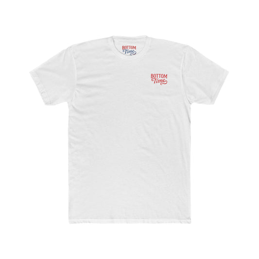 4th of July on the Lake, Bottom Time Unisex Cotton Crew Tee, Perfect for Nautical Adventures, Casual Wear, Summer Days, Gift for Boat Lovers