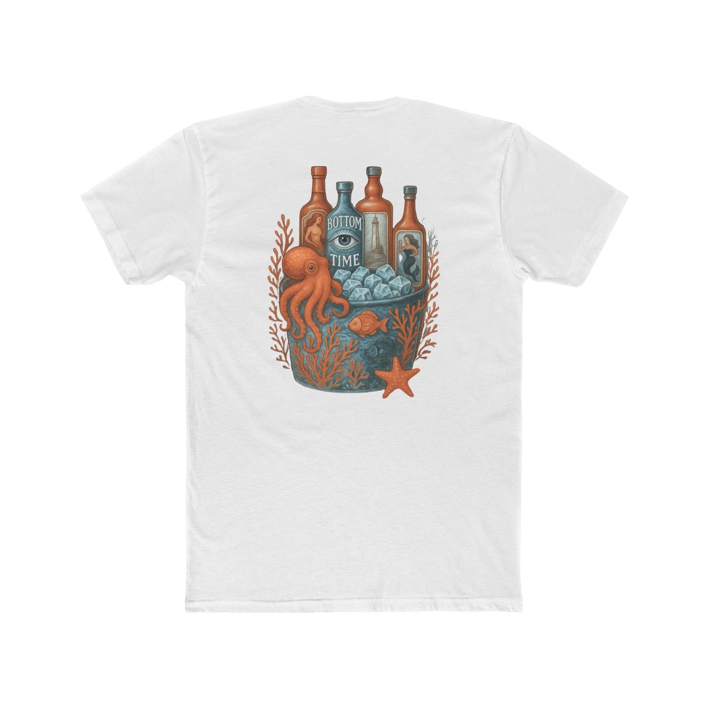 New Ocean-Inspired Octopus Tee- Shirt