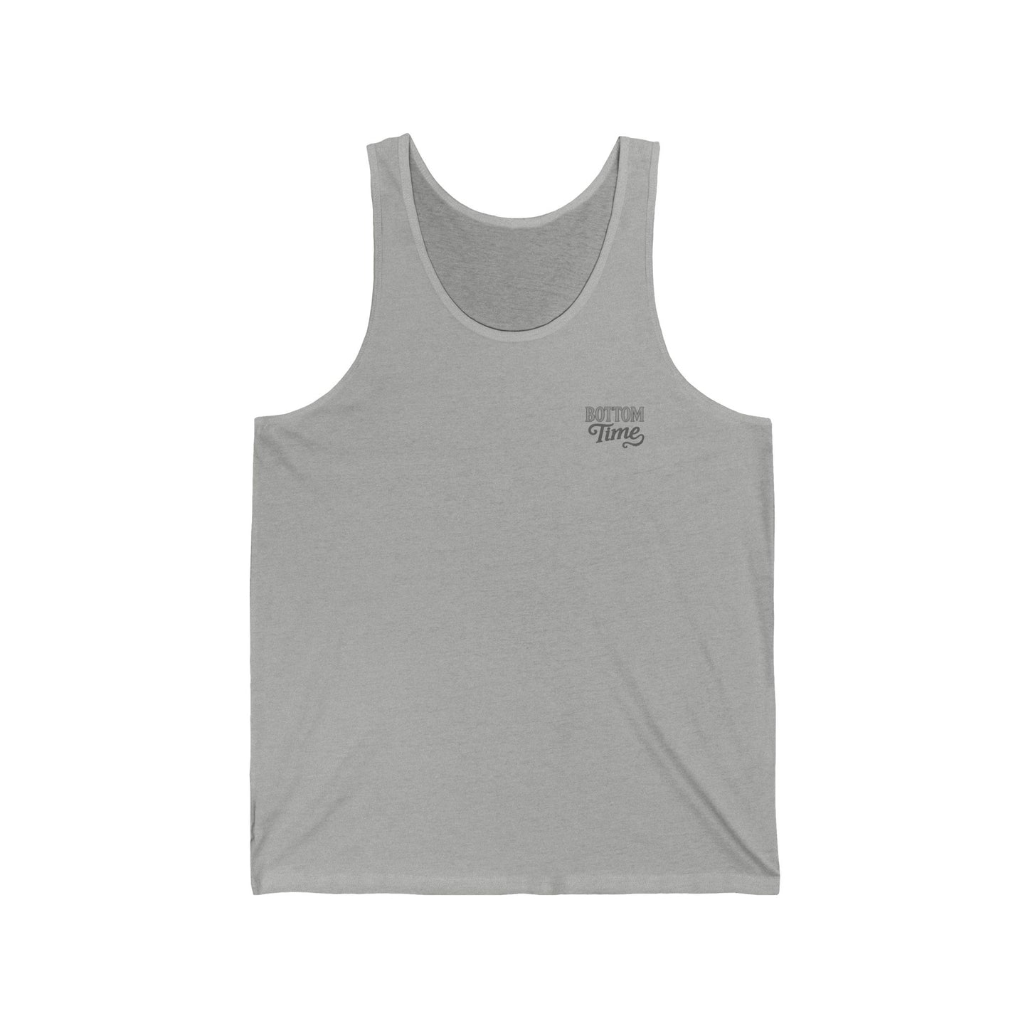 Creative Unisex Jersey Tank for Ocean Lovers, Bottom Time Shirt, Casual Summer Top, Beachwear, Gift for Diver