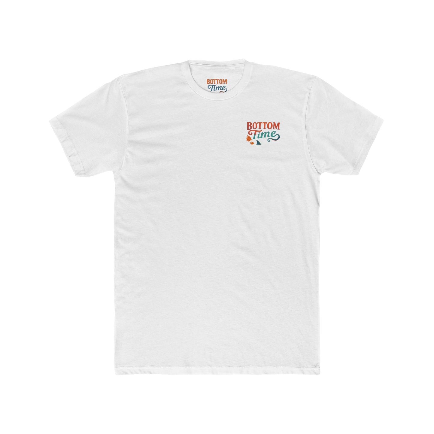 Fun Octopus Bottom Time Tee | Unisex Cotton Crew Shirt | Unique Eco-Print T-Shirt, Summer Apparel, Beach Life Gift, Ocean Lover Tee