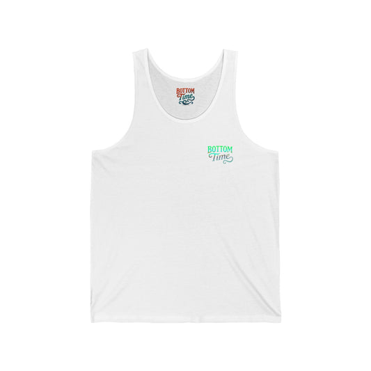 Stylish Unisex Jersey Tank with Paddle Boarder Design, Perfect for Summer, Beach Days, Festivals, or Casual Outings - Great Gift Idea