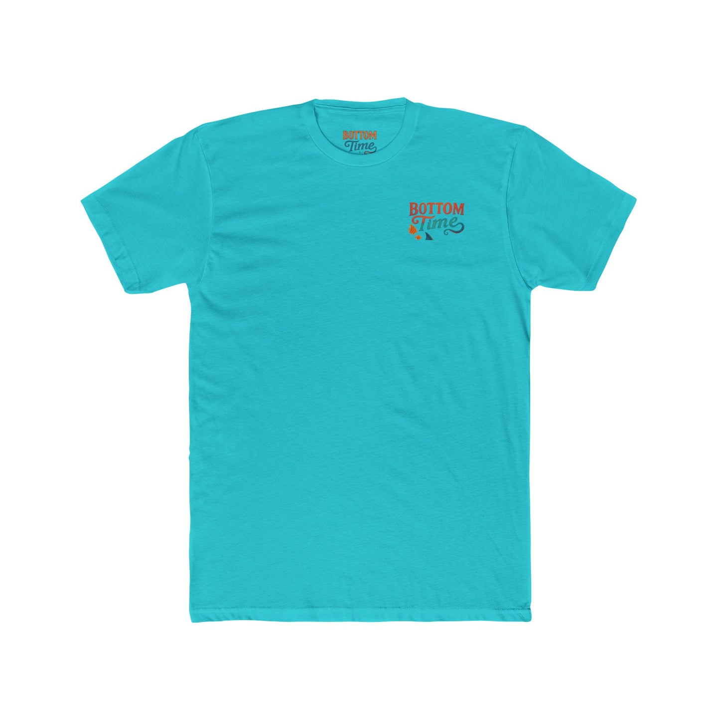 Fun Octopus Bottom Time Tee | Unisex Cotton Crew Shirt | Unique Eco-Print T-Shirt, Summer Apparel, Beach Life Gift, Ocean Lover Tee
