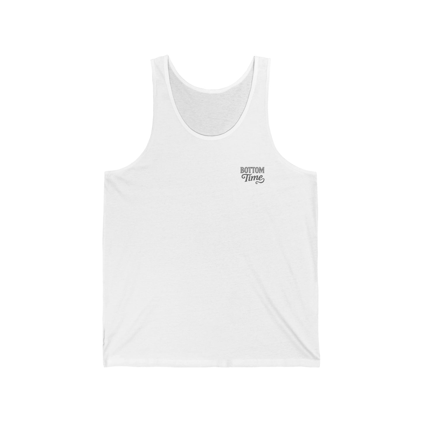 Creative Unisex Jersey Tank for Ocean Lovers, Bottom Time Shirt, Casual Summer Top, Beachwear, Gift for Diver