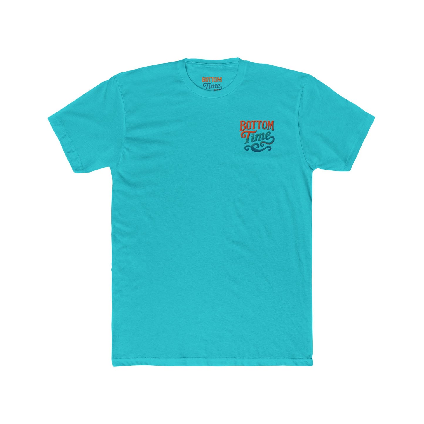 Dive Into Fun: 'Bottom Time' Unisex Sea Turtle Cotton Crew Tee - Perfect for Beach Days, Gifts for Divers, Summer Adventures, Casual Wear, gift for sea turtle lovers
