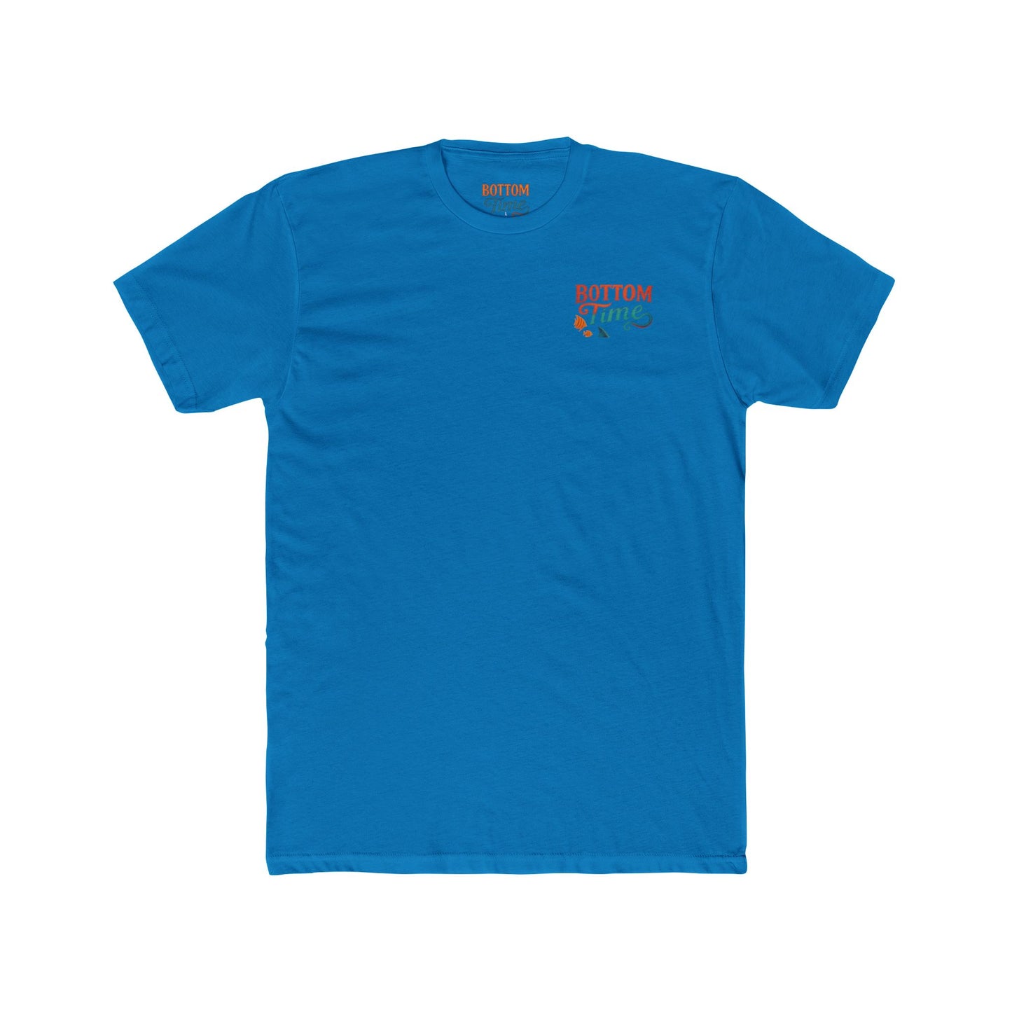 Fun Octopus Bottom Time Tee | Unisex Cotton Crew Shirt | Unique Eco-Print T-Shirt, Summer Apparel, Beach Life Gift, Ocean Lover Tee