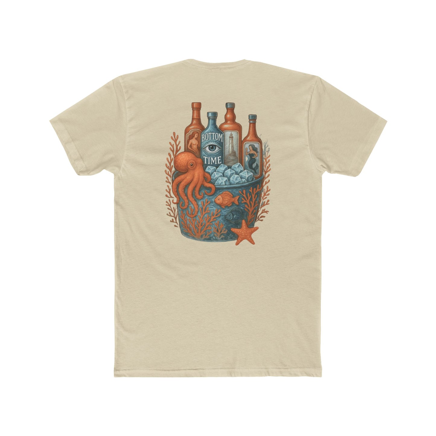 New Ocean-Inspired Octopus Tee- Shirt