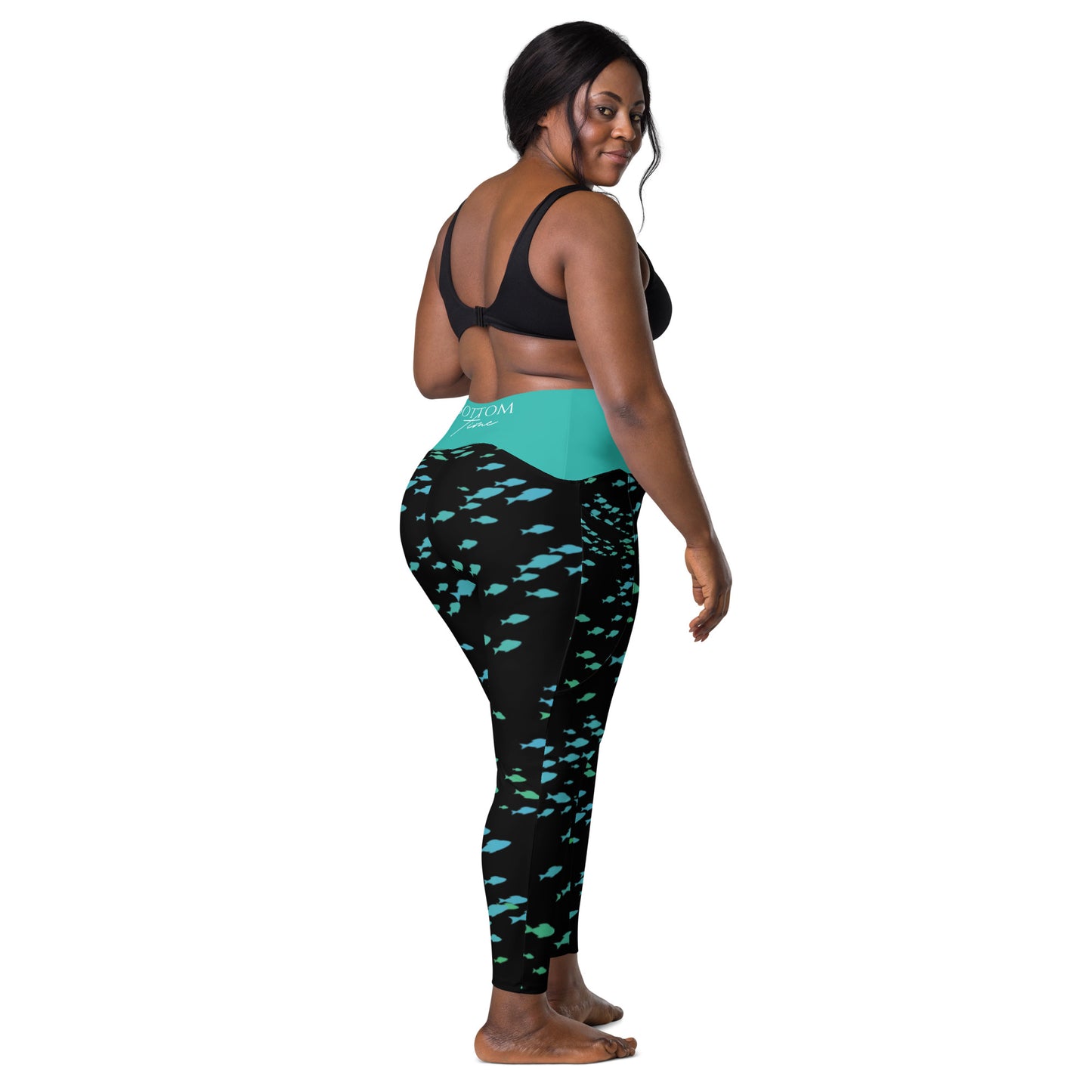 Bottom Time™ Eco-Friendly Dive Leggings, Fish, Custom, Sets