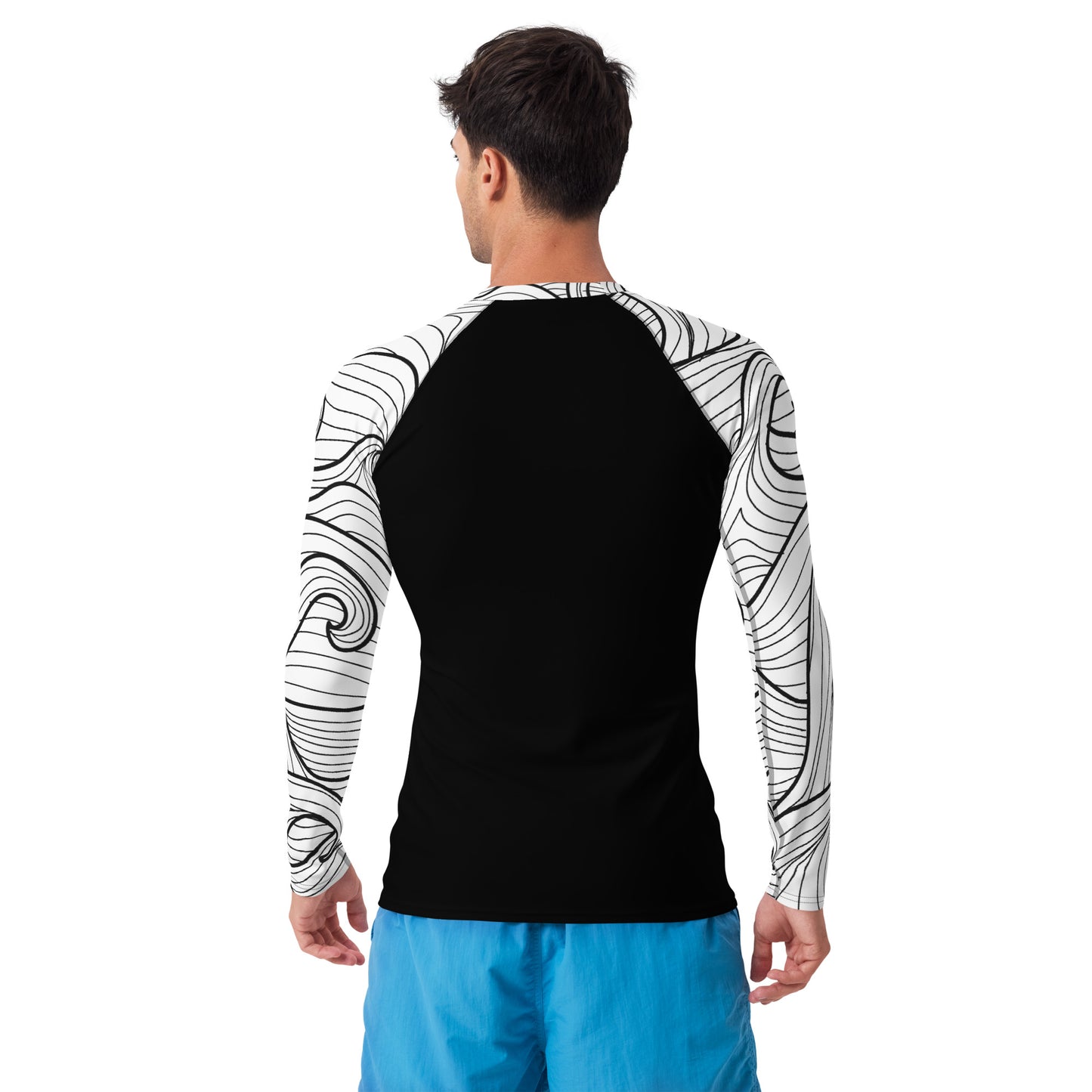 Bottom Time™ Eco-Friendly Men's Rash Guard, Compass, sets