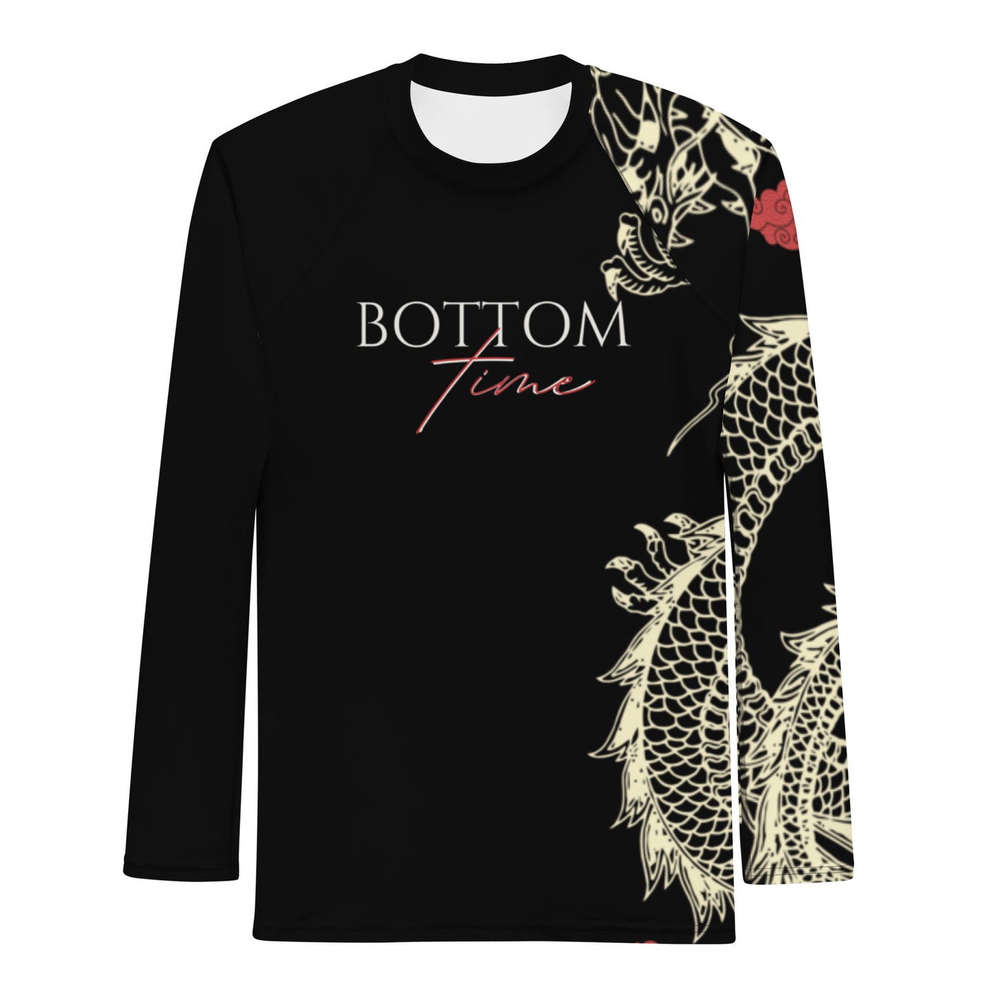 Bottom Time™ Eco-Friendly Men's Rash Guard, Custom, Dragon, Sets