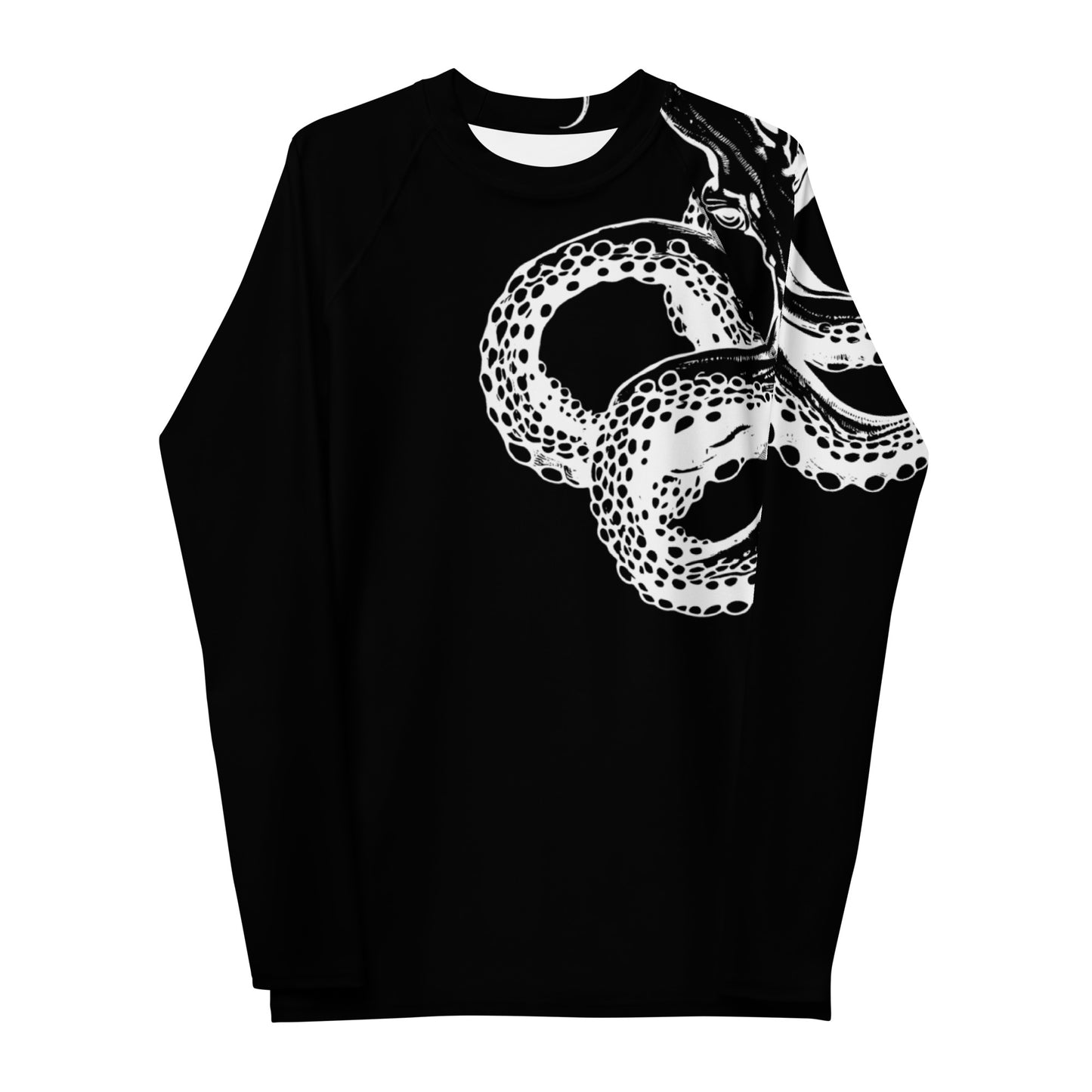 Bottom Time™ Eco-Friendly Men's Rash Guard, Octopus Shirt