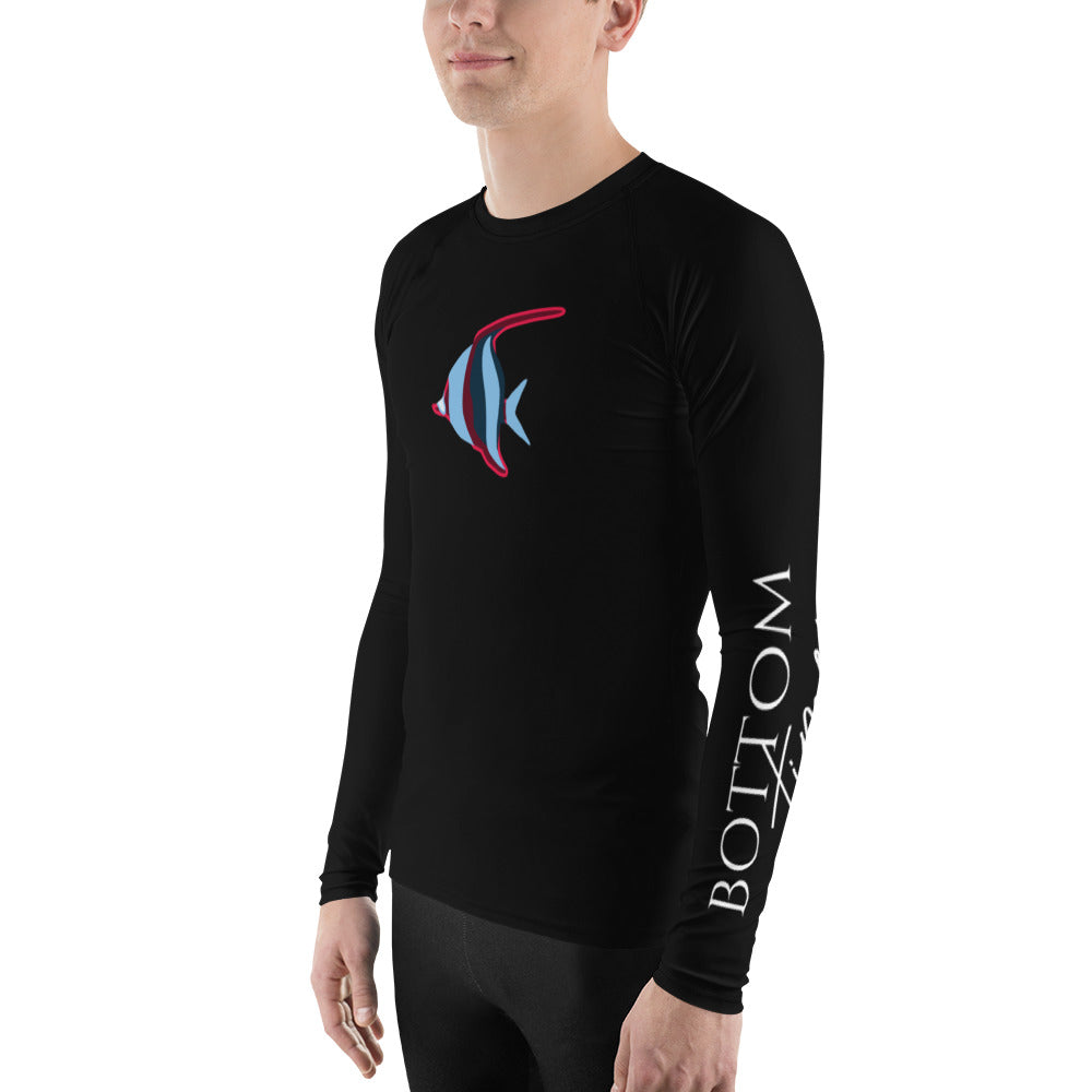 Bottom Time™ Eco-Friendly Men's Rash Guard, Custom, Sets, Fish