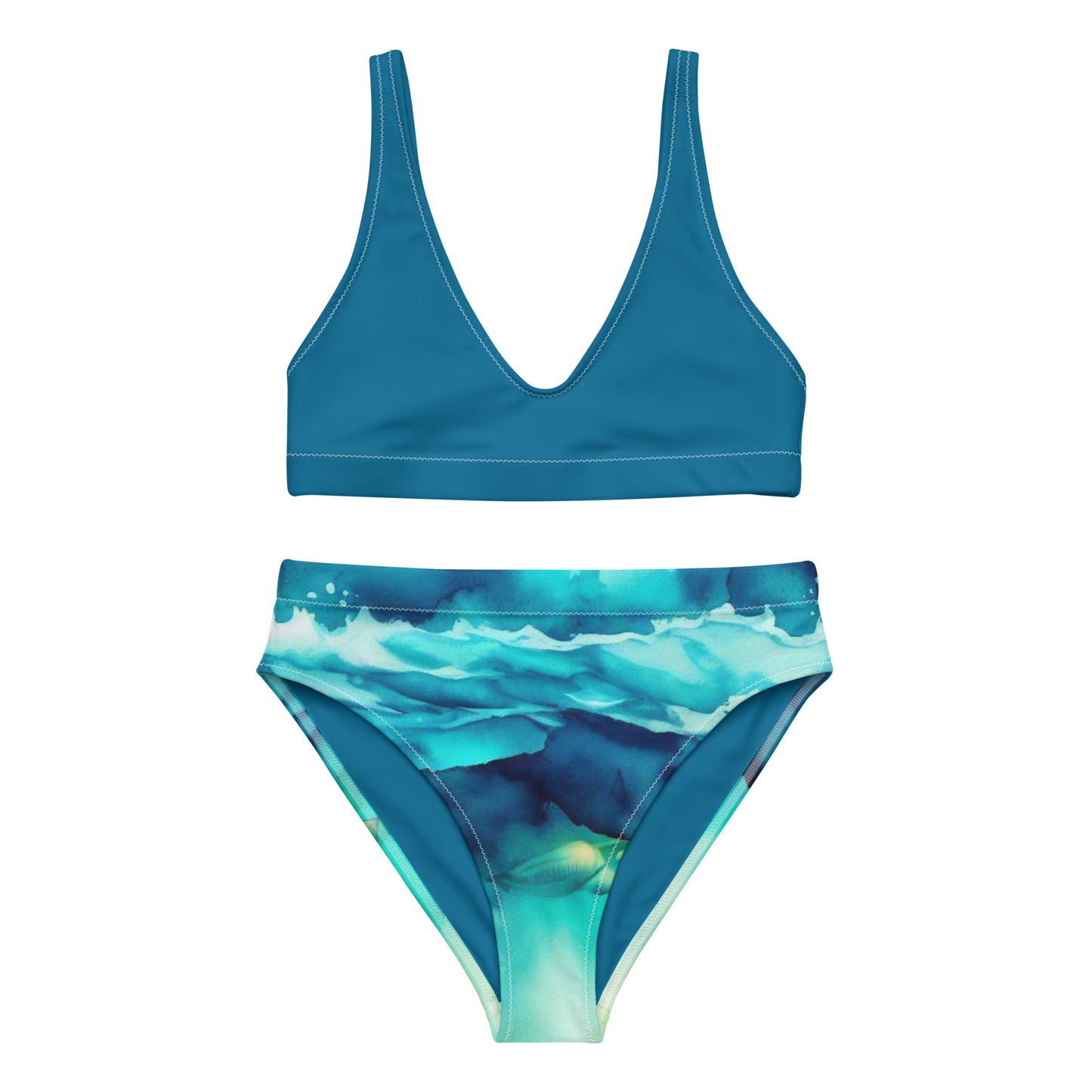 Bottom Time™ Recycled high-waisted Sport Bikini, Set