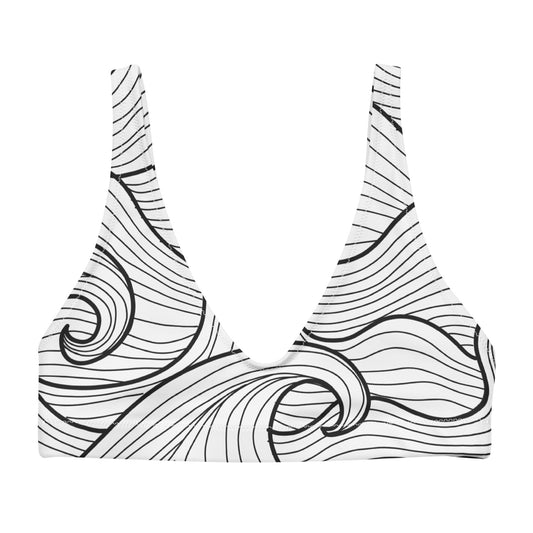 Bottom Time™ Eco-Friendly Recycled Padded Bikini Top, Compass