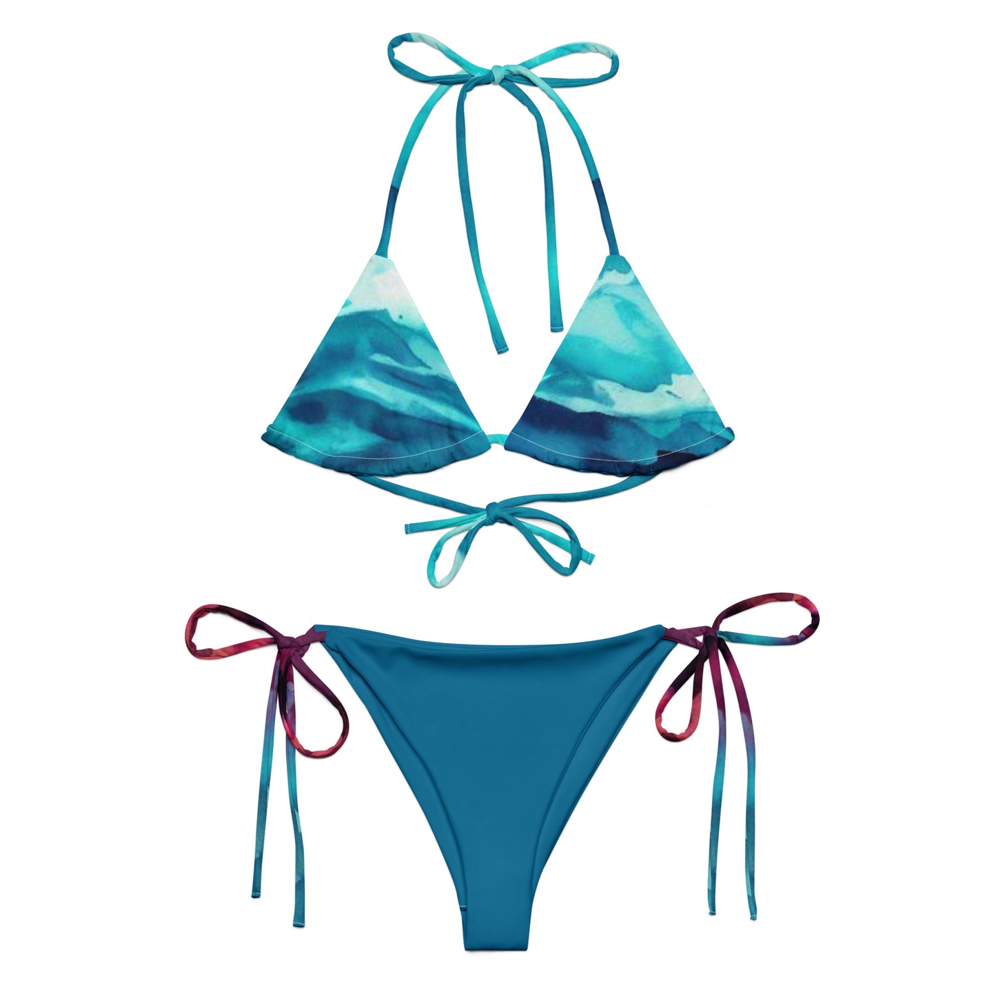 Bottom Time™ Strappy recycled string bikini, Sets