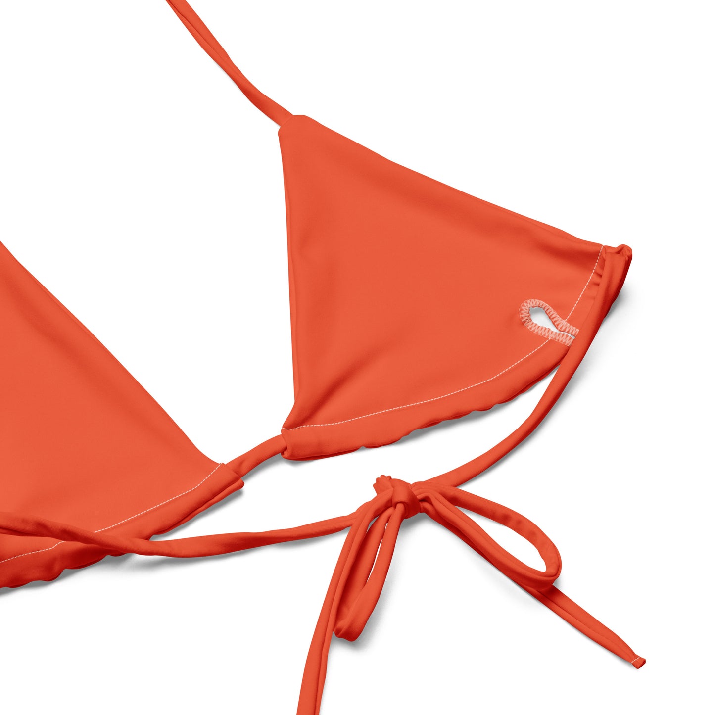 Strappy recycled string bikini, Custom, Sunset