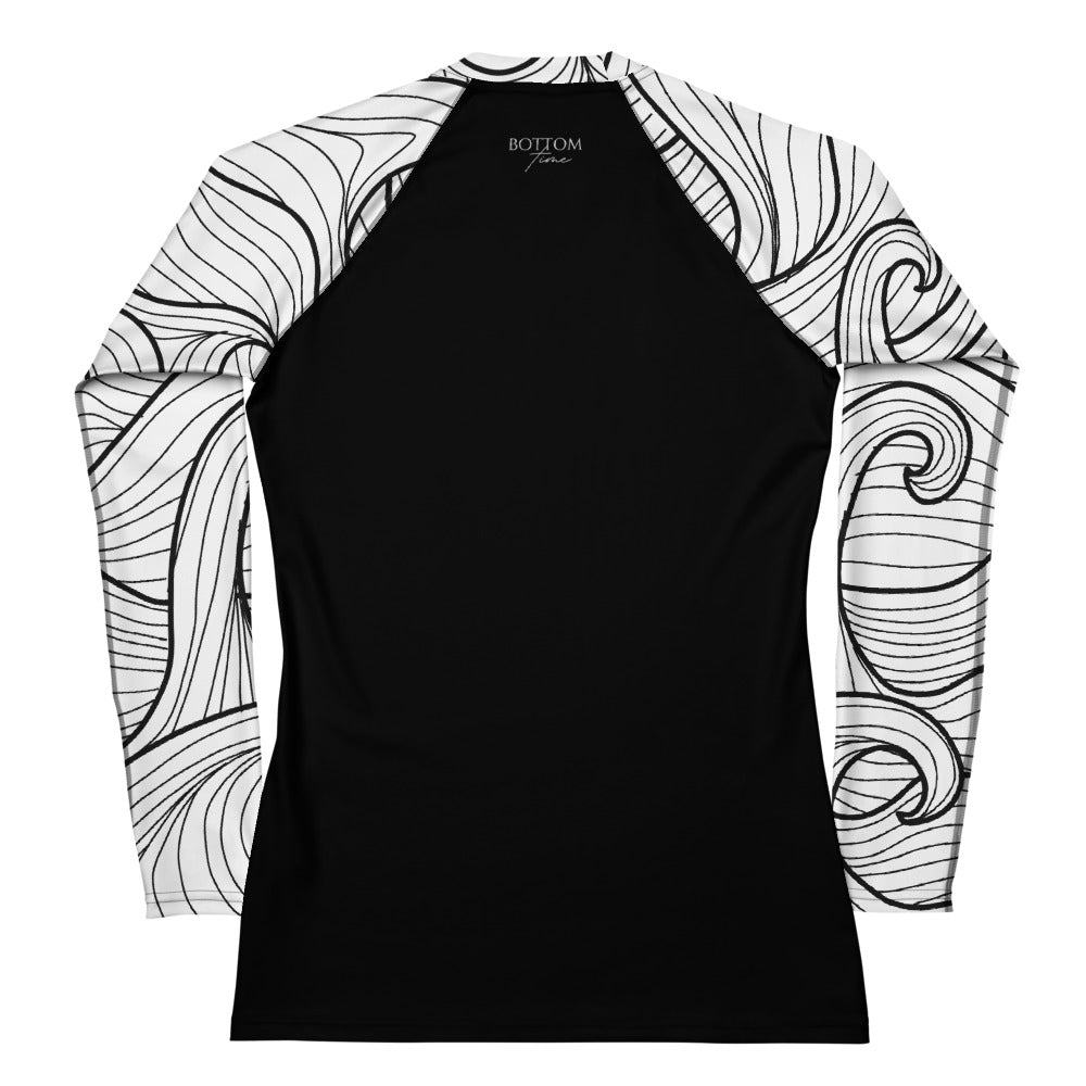 Bottom Time™ Eco-Friendly Women's Rash Guard Ocean, Compass, Sets