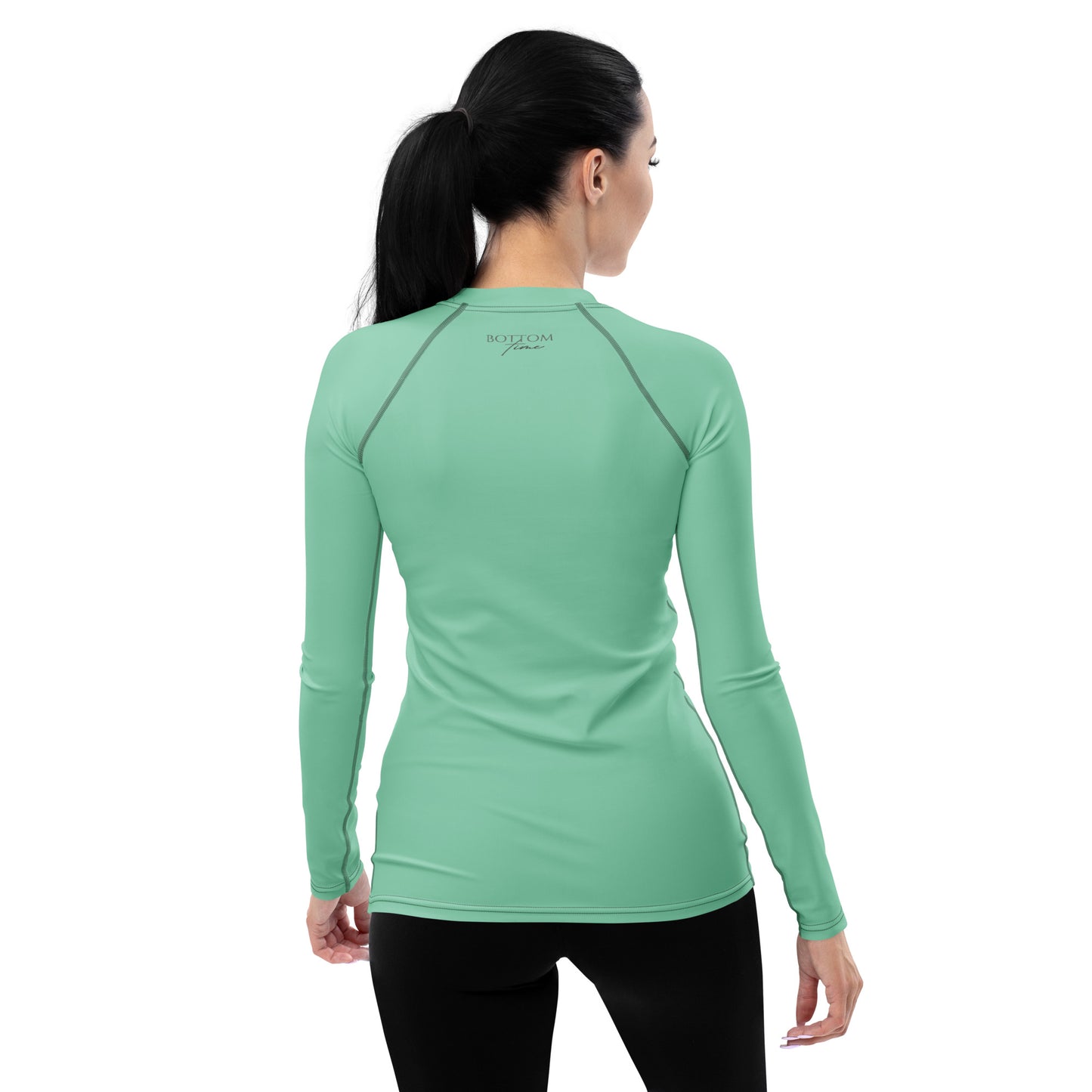 Bottom Time™ Eco-Friendly Women's Rash Guard, Sea Turtle