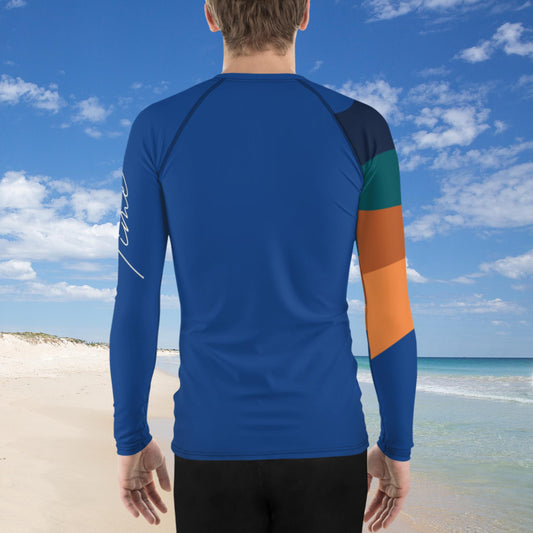 Bottom Time™ Eco-Friendly Men's Rash Guard, Ocean, Sunset, Sets
