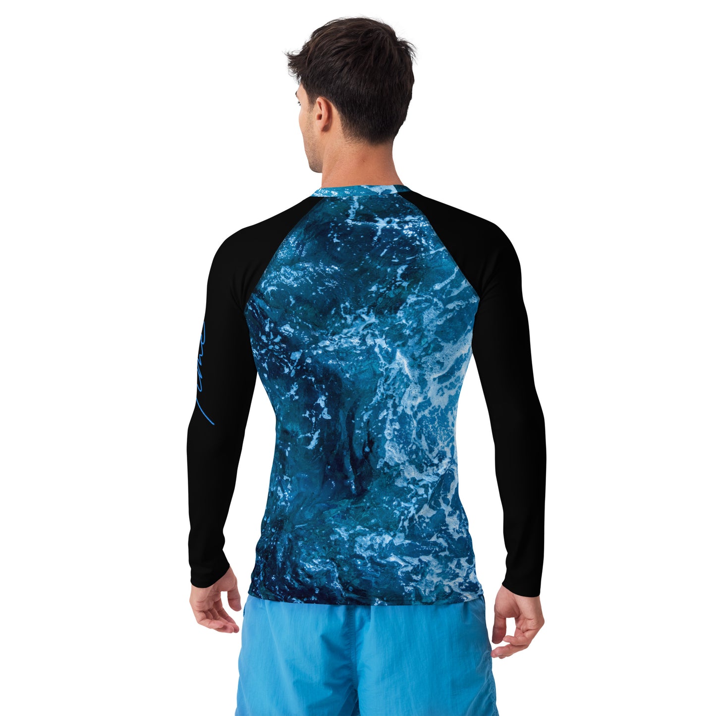 Bottom Time™ Eco-Friendly Men's Rash Guard, Ocean, Water, Sets
