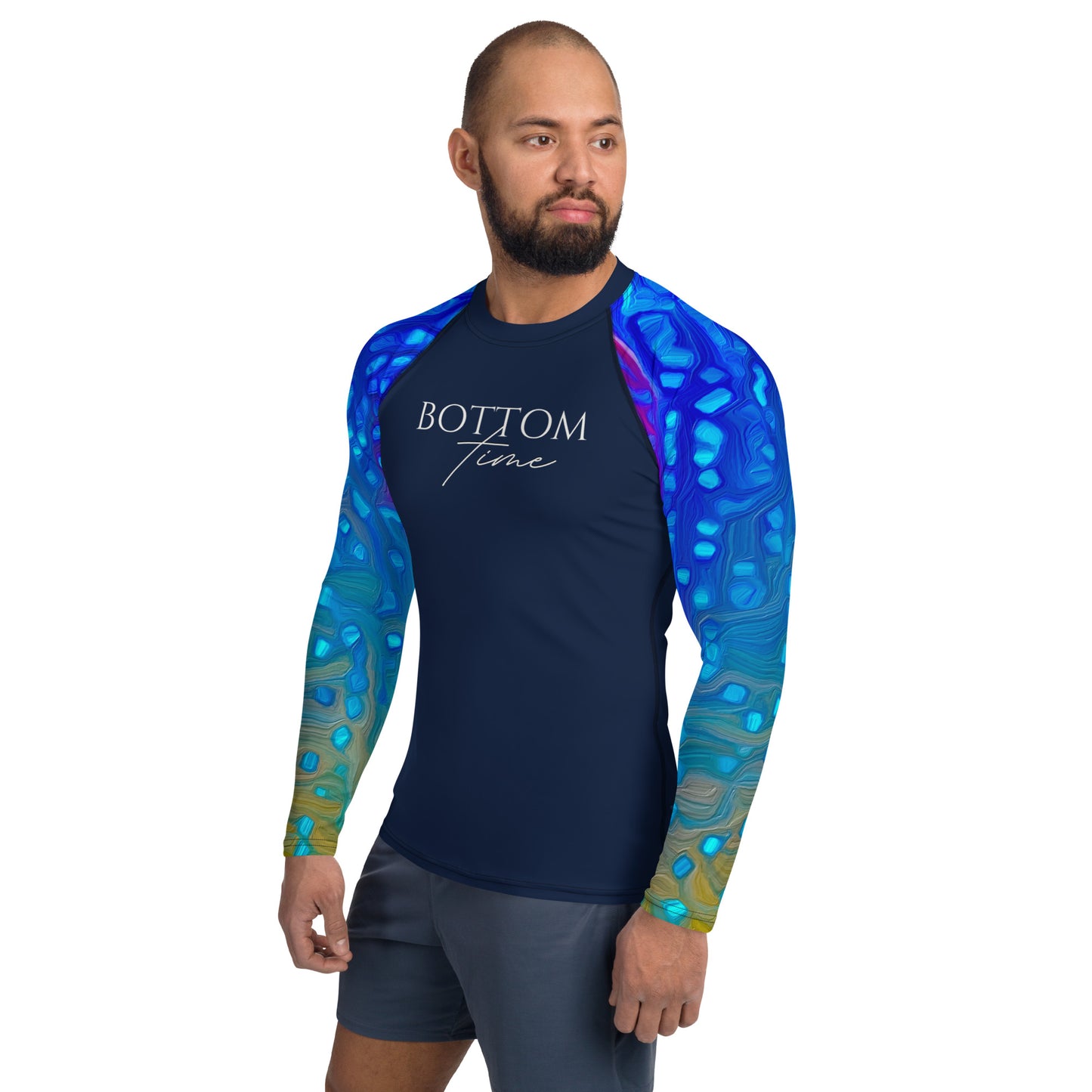 Bottom Time™ Eco-Friendly Men's Rash Guard, Ocean, Yellowtail, Sets