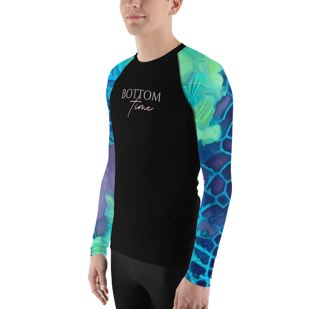 Bottom Time™ Eco-Friendly Men's Rash Guard, Ocean, Sea Turtle, Sets