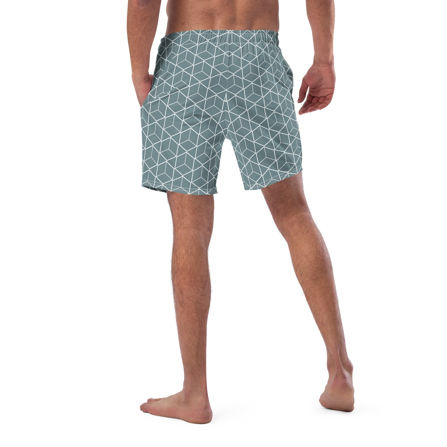 Bottom Time™ Eco-Friendly Men's Swim Trunks, Diamond