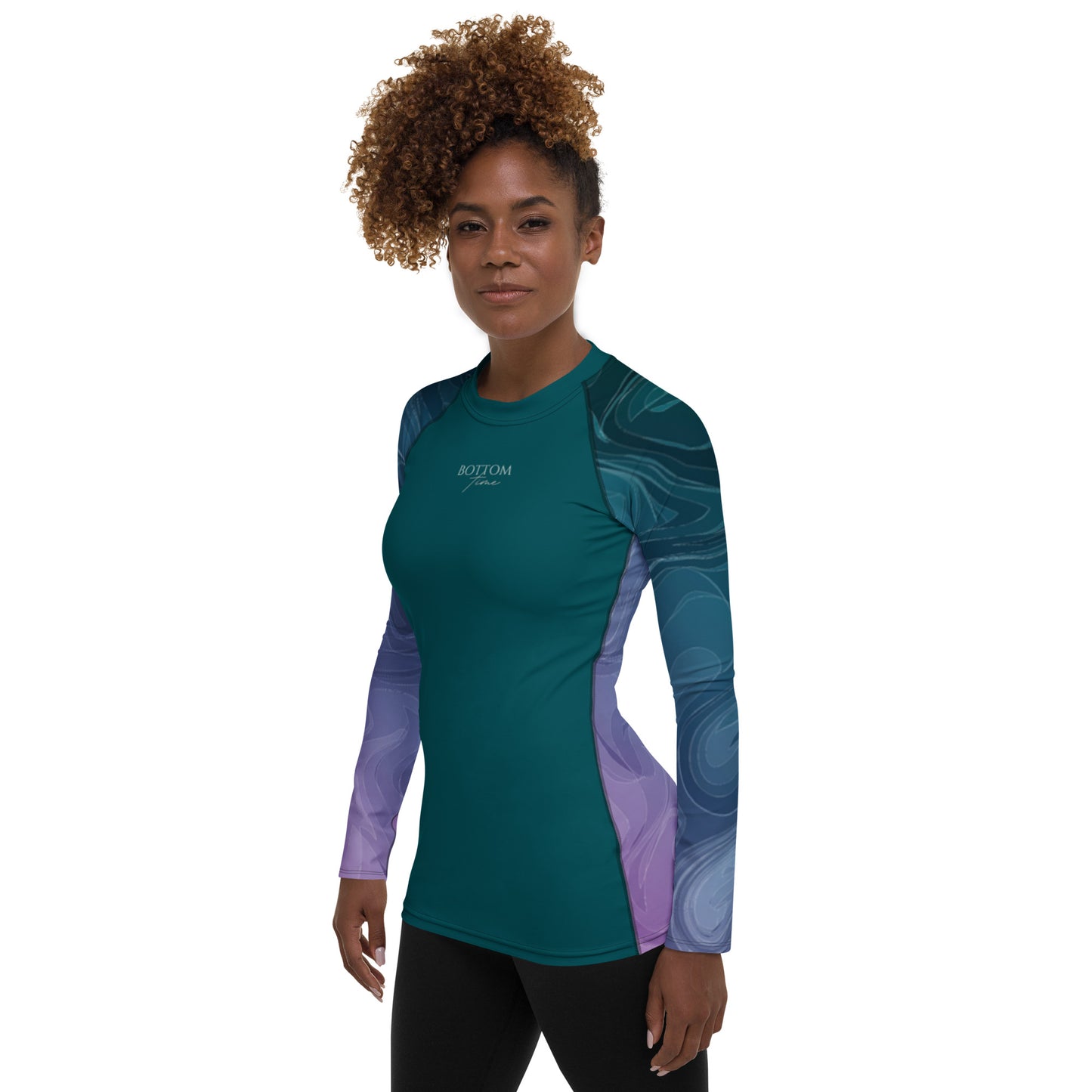 Bottom Time™ Eco-Friendly Women's Rash Guard, Waves, Sets