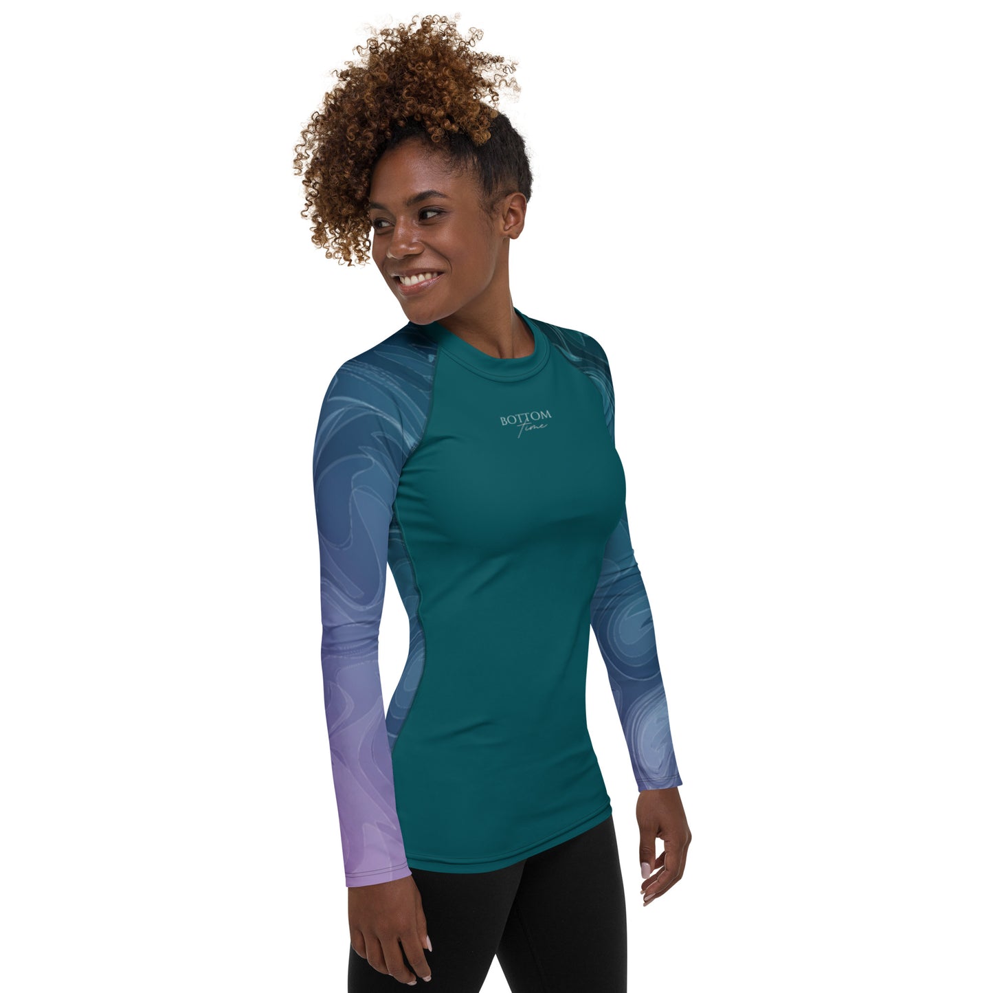 Bottom Time™ Eco-Friendly Women's Rash Guard, Waves, Sets