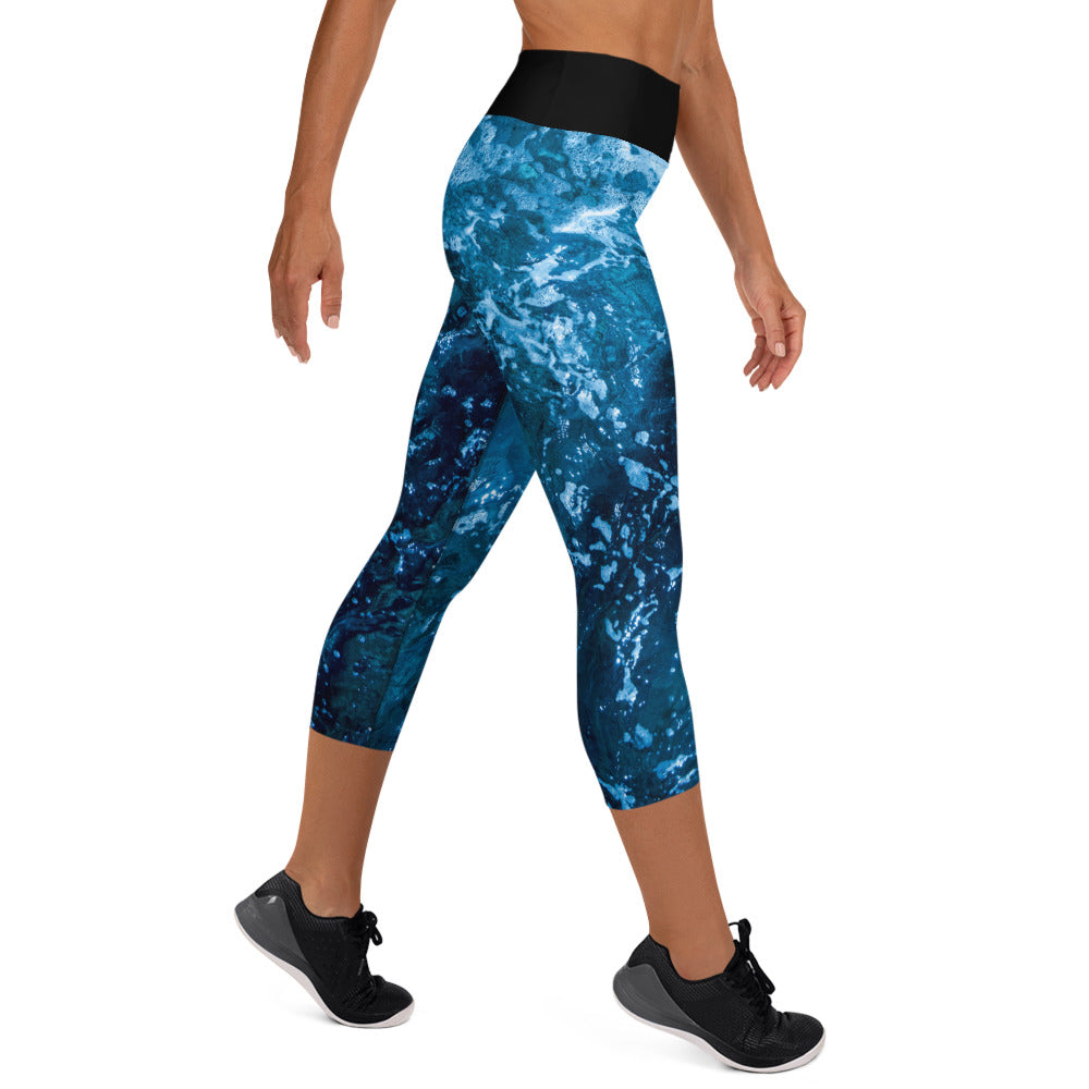 Bottom Time™ Eco-Friendly Capri Dive Leggings, water