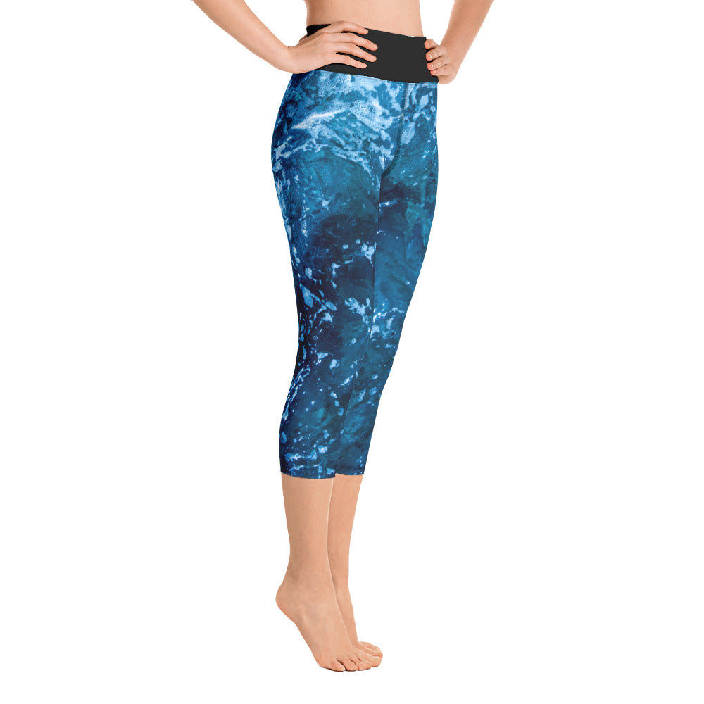 Bottom Time™ Eco-Friendly Capri Dive Leggings, water