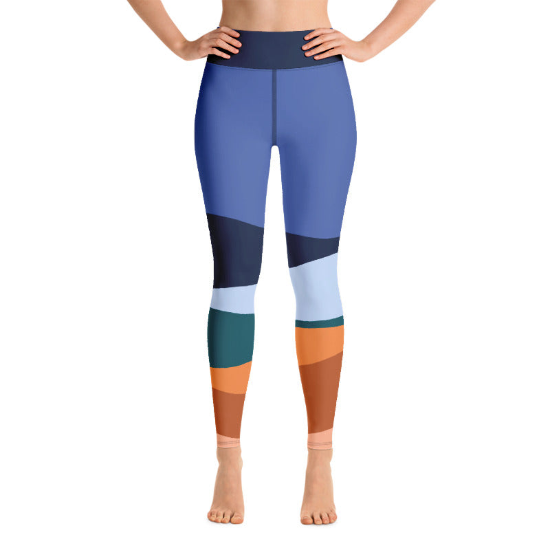 Bottom Time™ Eco-Friendly Dive Leggings, Swim Pants, Sunset, sets