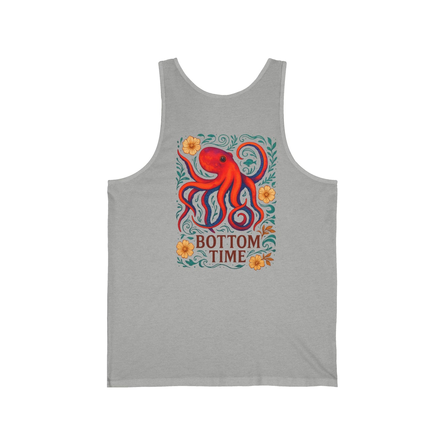 Vibrant Octopus Tank - Artistic Summer Wear, beach wear, summer tank, octopus lover gift