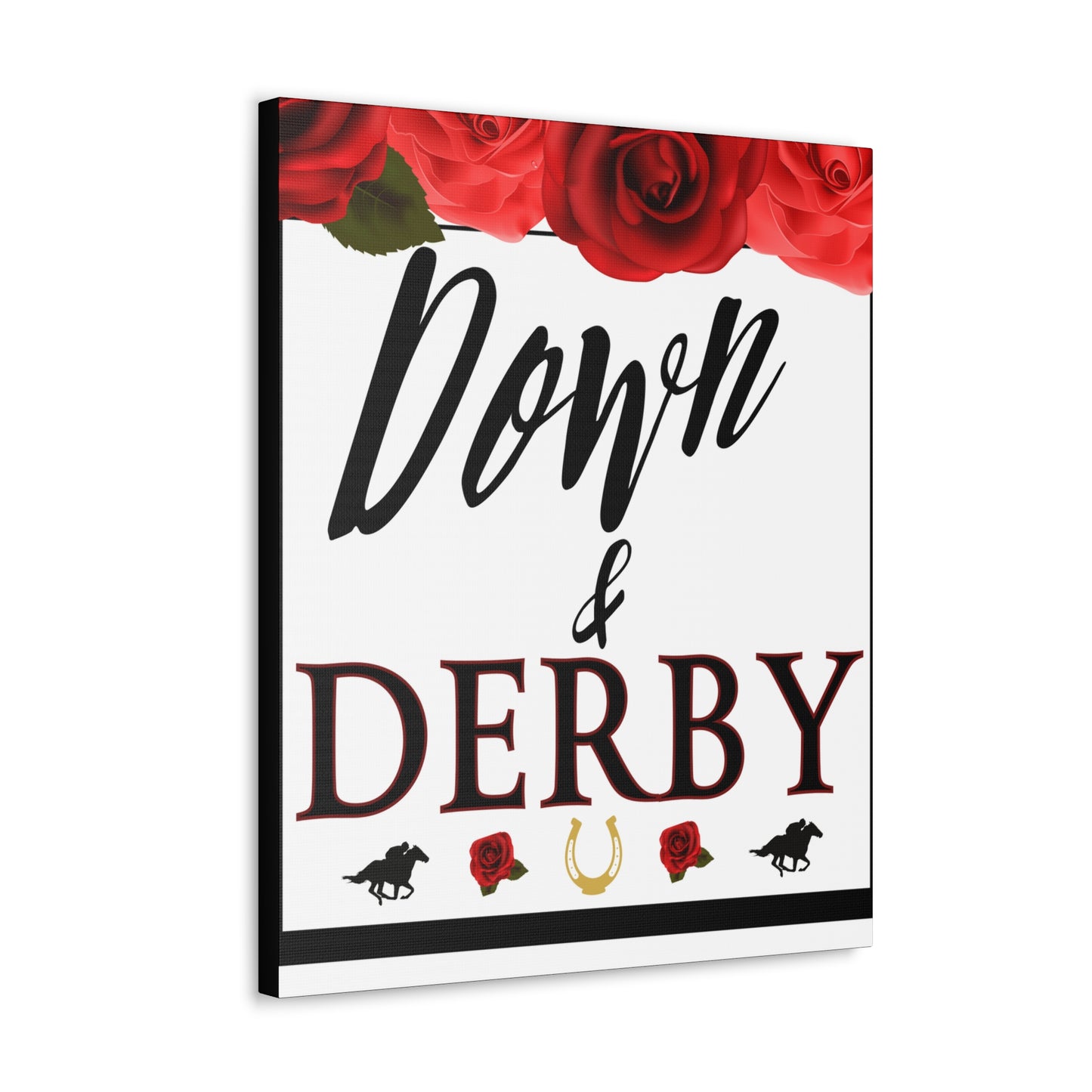 Kentucky Derby Canvas, Kentucky Party Welcome sign,  Kentucky Derby Party, Down and Derby