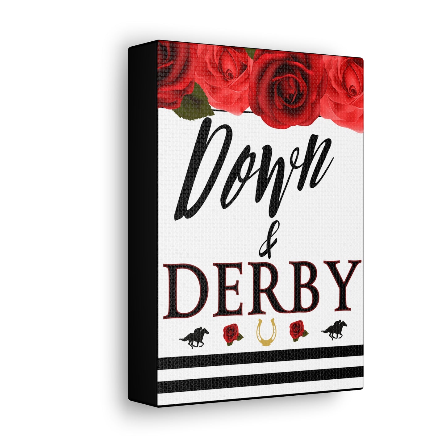 Kentucky Derby Canvas, Kentucky Party Welcome sign,  Kentucky Derby Party, Down and Derby