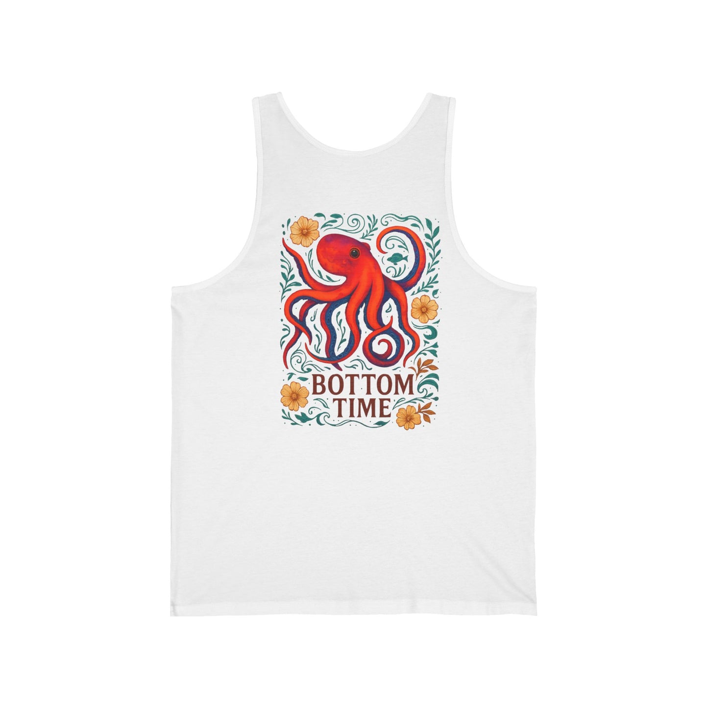 Vibrant Octopus Tank - Artistic Summer Wear, beach wear, summer tank, octopus lover gift