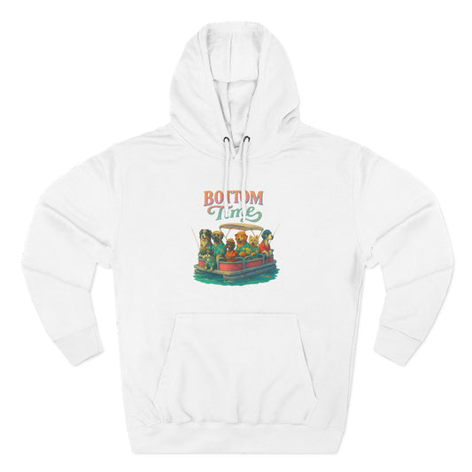 Colorful Three-Panel Fleece Hoodie - Cozy Sweatshirt, gift for friends, ocean wear, fathers day, Perfect for boat days, Gift for Friends, dog Lovers, gift for boaters, fishing sweatshirt