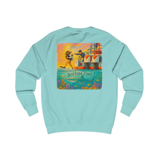 Scuba Diver Sweatshirt, Casual Coastal Fashion, Perfect Gift for Ocean Lovers, Beach Outing, Summer Style, beach lover, girl diver, gift for women scuba diver