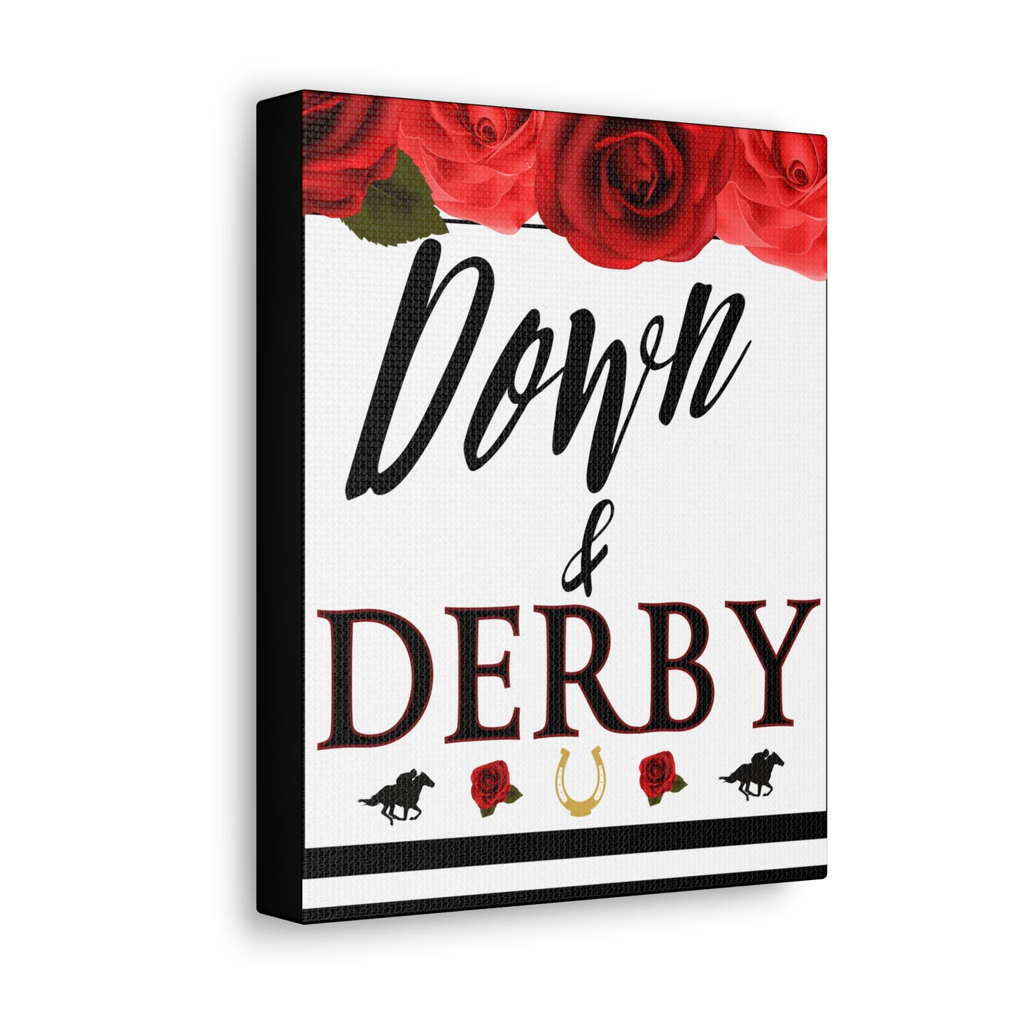 Kentucky Derby Canvas, Kentucky Party Welcome sign,  Kentucky Derby Party, Down and Derby