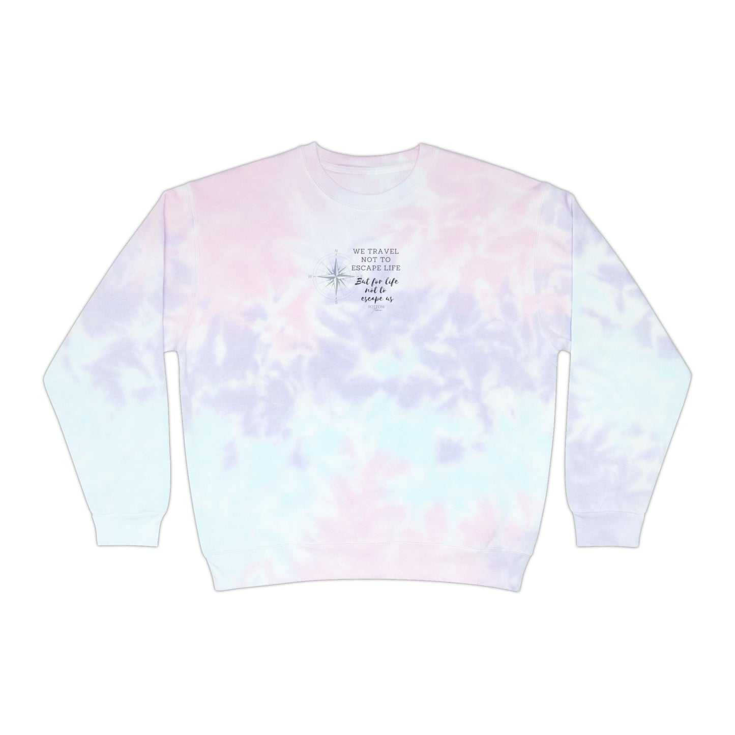 Travel Unisex Tie-Dye Sweatshirt