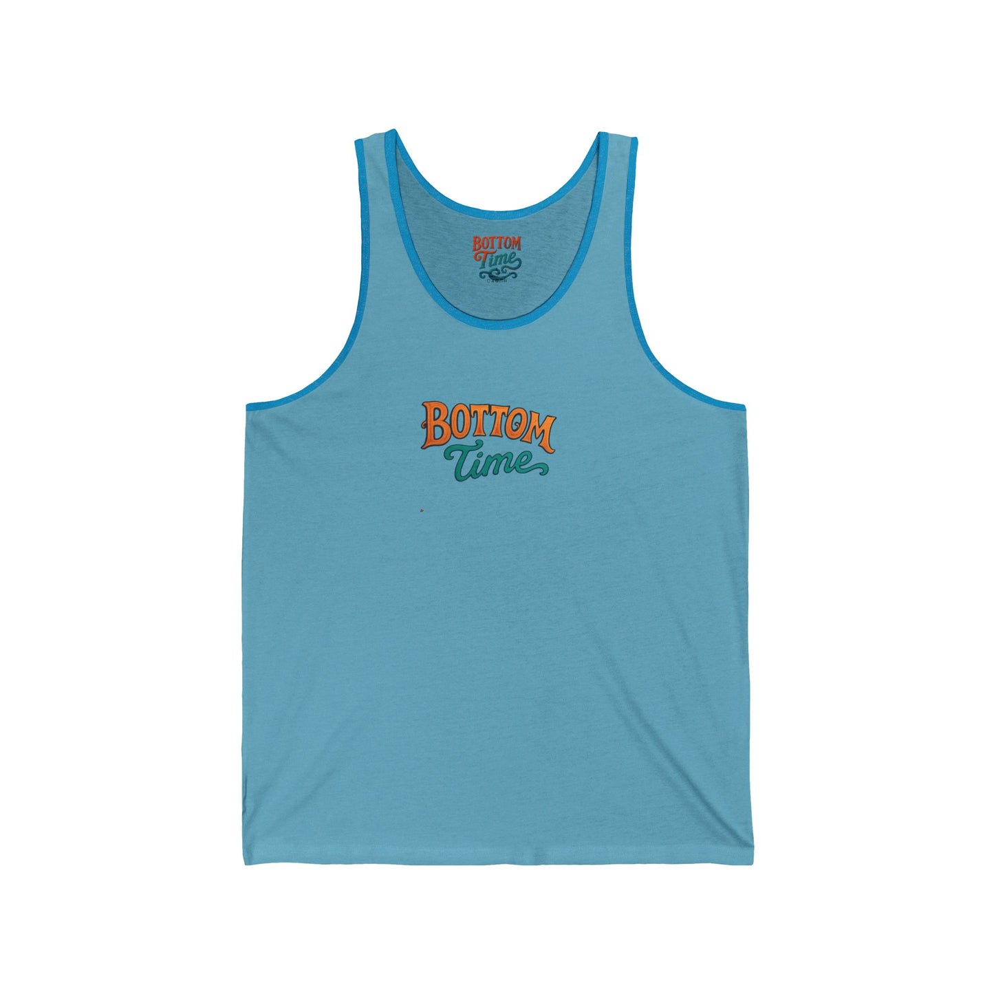 Ocean Themed Bottom Time Unisex Jersey Tank Top – Perfect for Beach Days