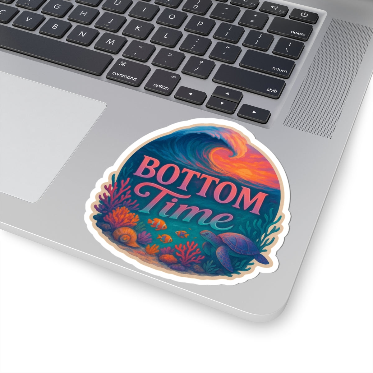Vibrant Ocean-Themed Kiss-Cut Stickers, Perfect for Beach Lovers, Laptop Decor, Planner Accessories, Gift for Divers, Summer Vibes
