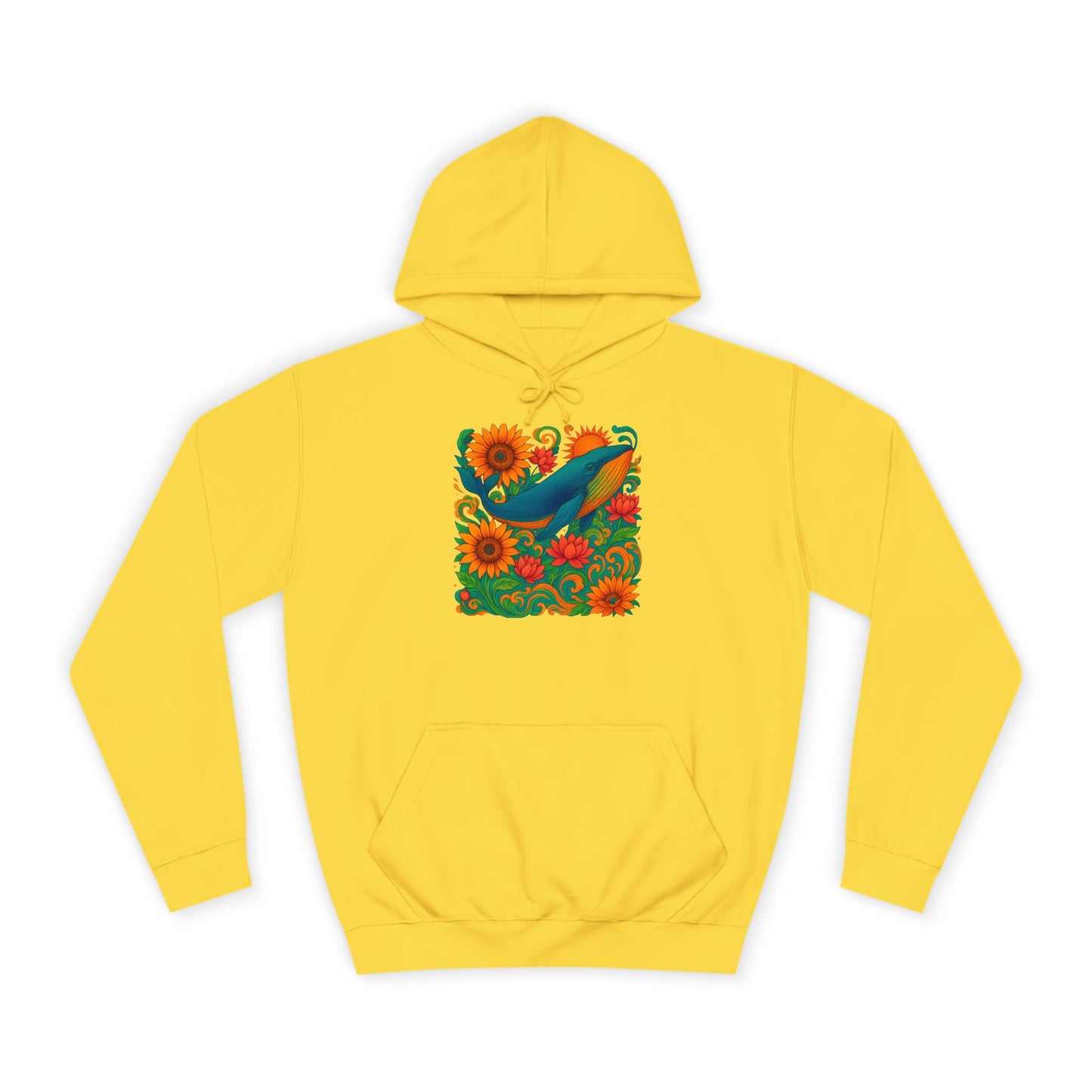 Bottom Time Unisex Whale College Hoodie, Ocean wear, beach lovers, marine animals, octopus, Perfect for Campus Life, Gifts for scuba divers, Relaxed Fit Hoodie, gift for Whale lovers